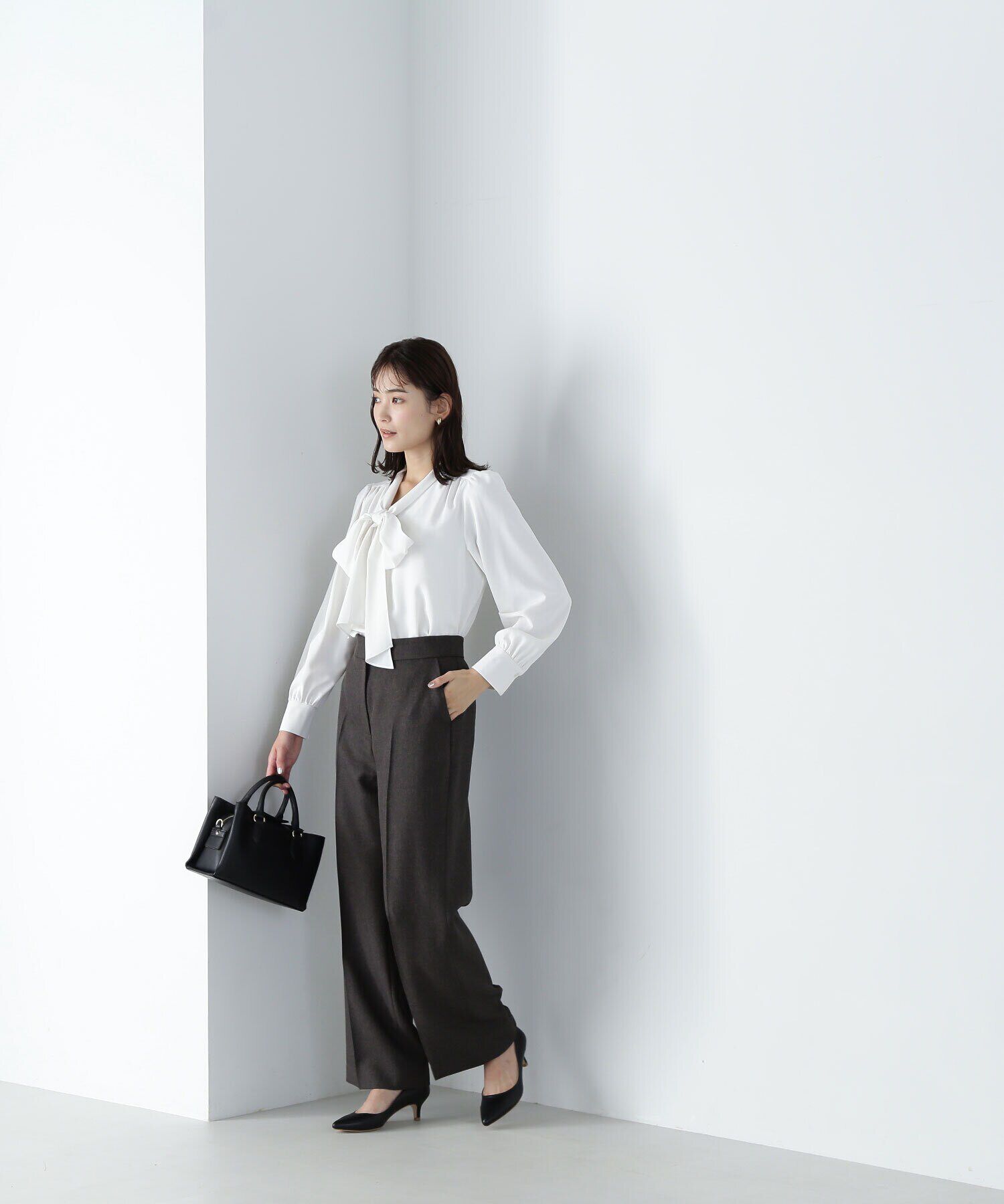  「リボンボウタイブラウス　24AW」|シャツ・ブラウス|