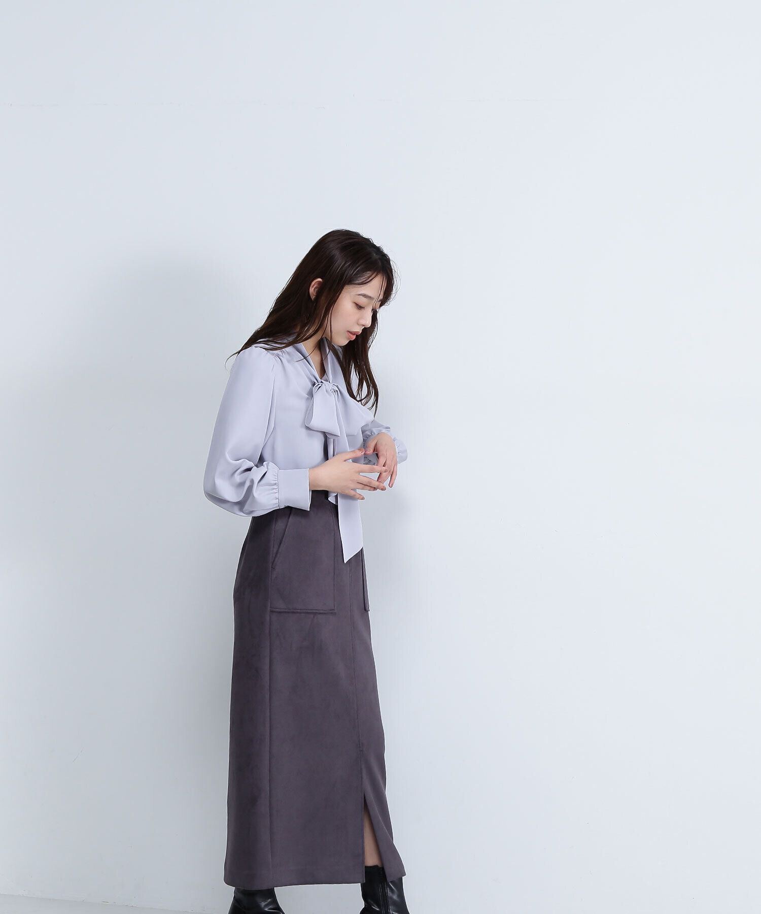  「リボンボウタイブラウス　24AW」|シャツ・ブラウス|