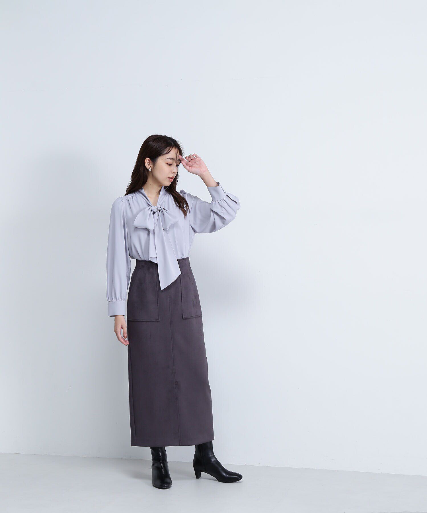  「リボンボウタイブラウス　24AW」|シャツ・ブラウス|