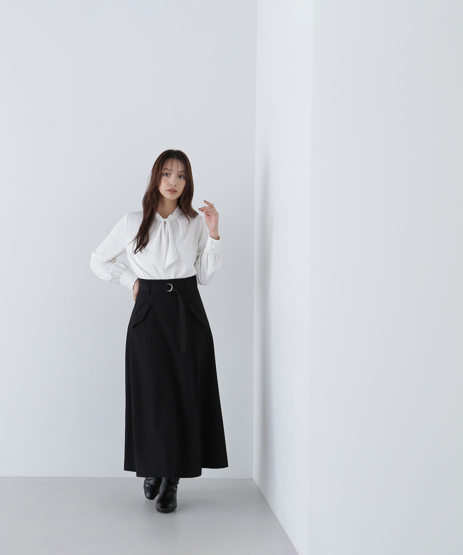  「デザインボウタイブラウス」|シャツ・ブラウス|