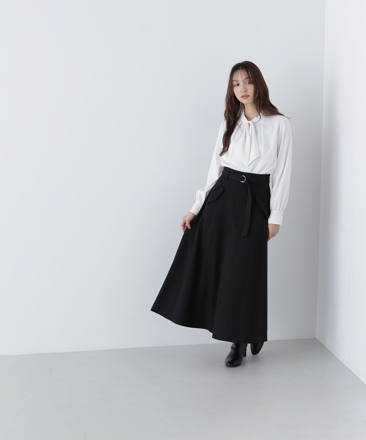  「デザインボウタイブラウス」|シャツ・ブラウス|