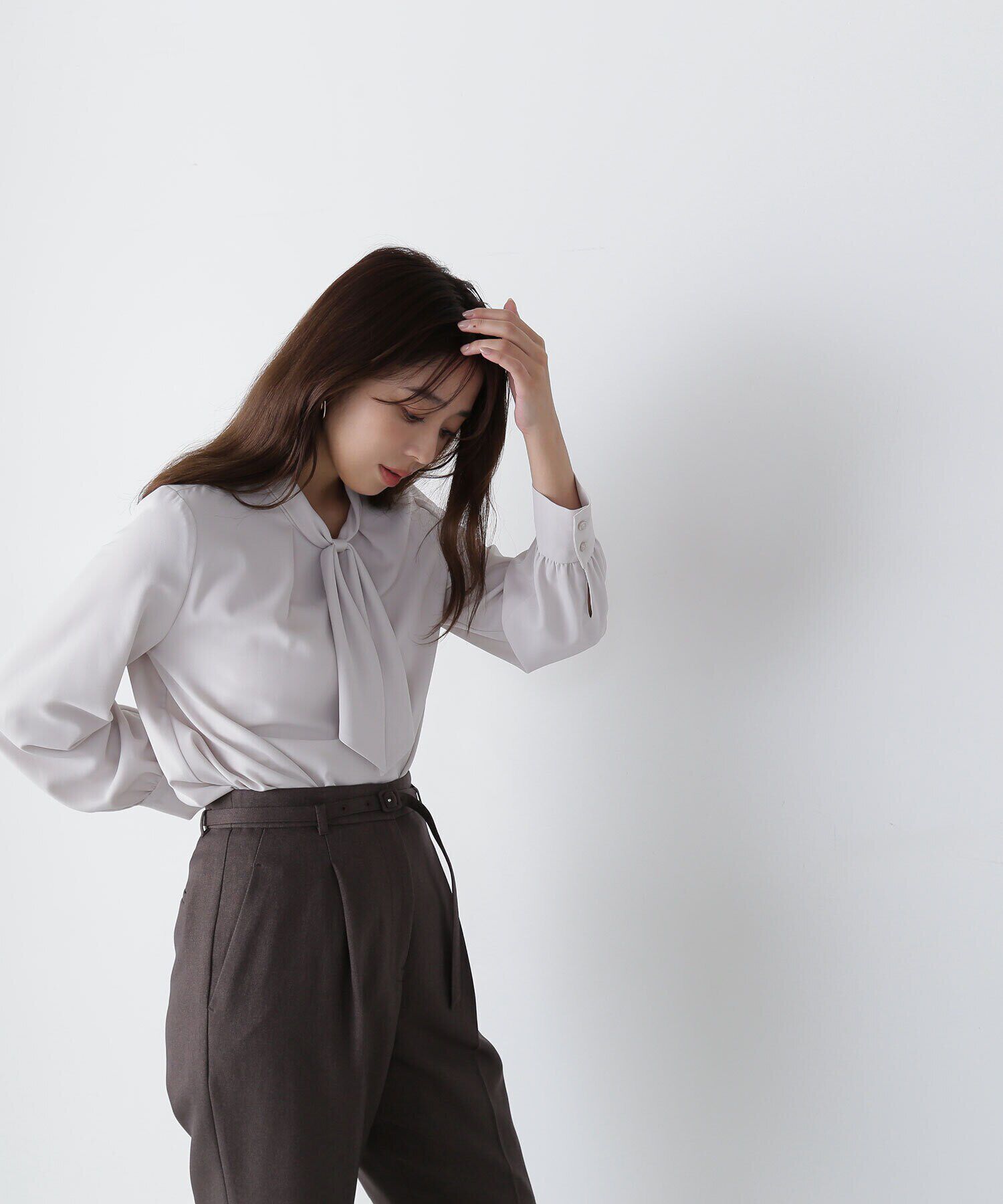  「デザインボウタイブラウス」|シャツ・ブラウス|