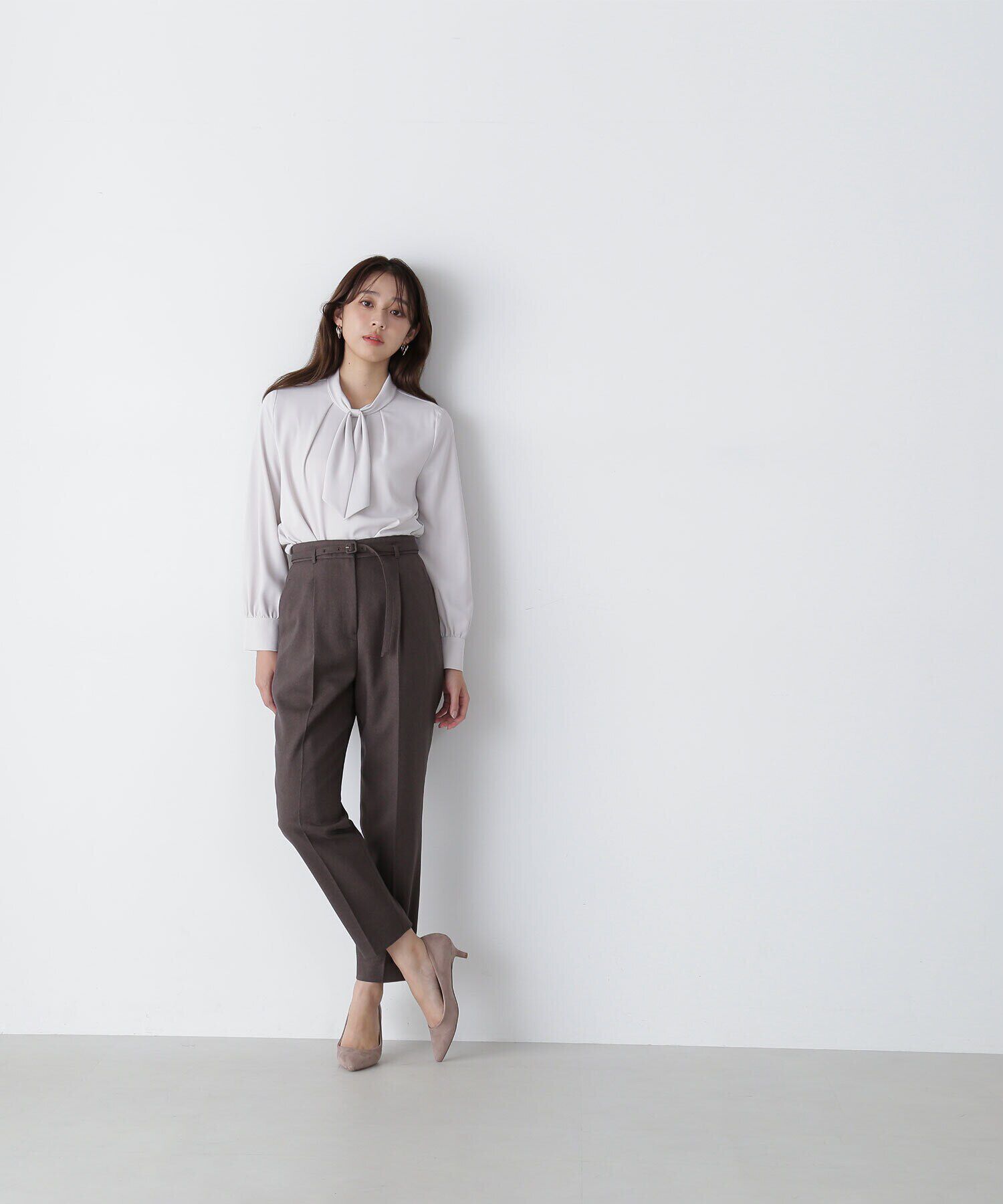  「デザインボウタイブラウス」|シャツ・ブラウス|