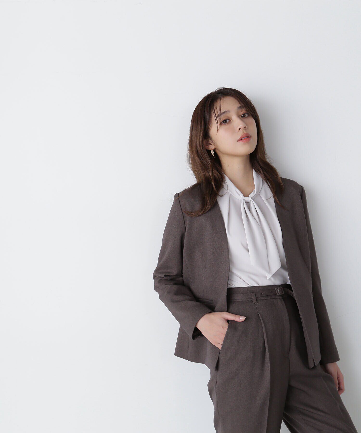  「デザインボウタイブラウス」|シャツ・ブラウス|