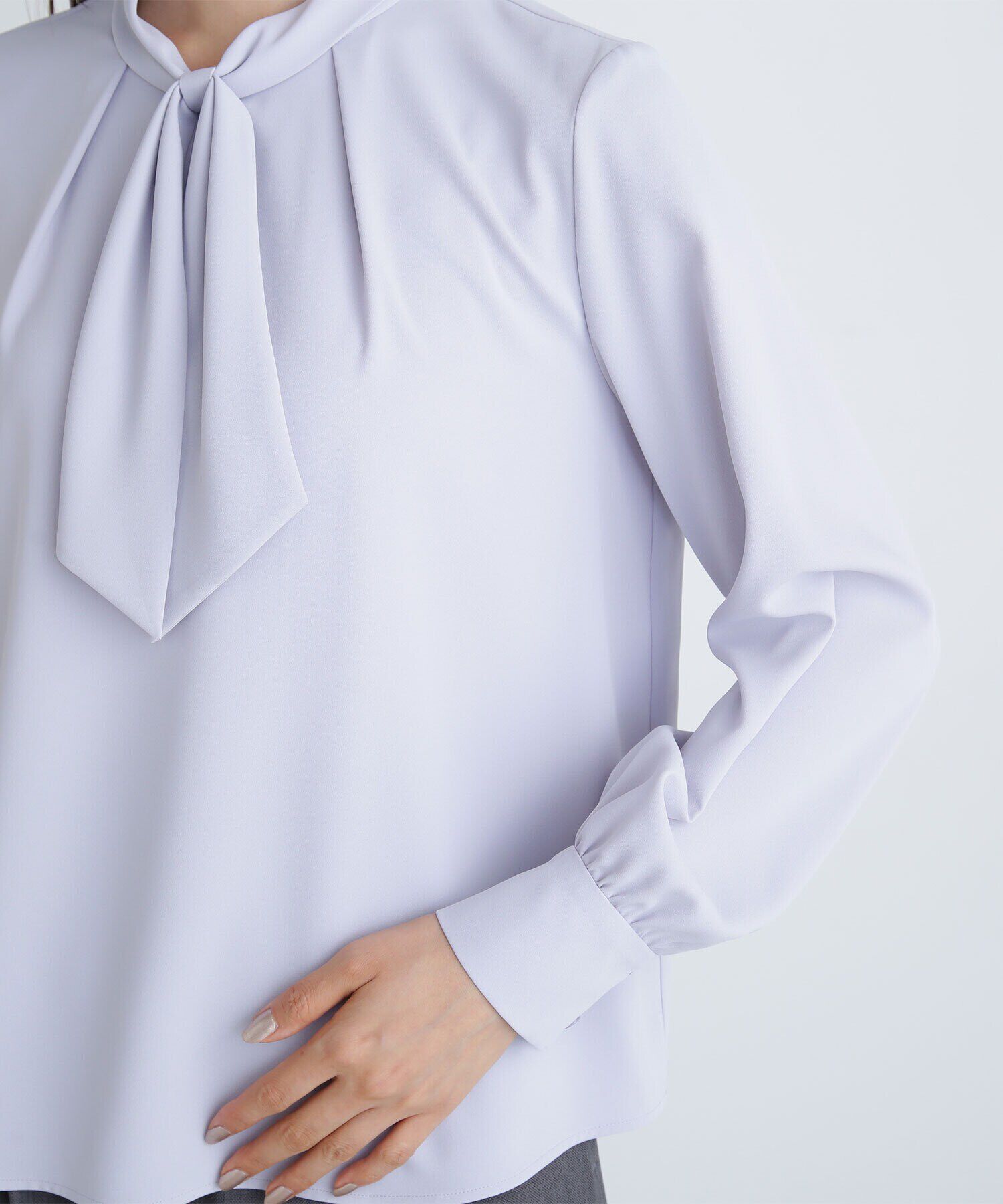  「デザインボウタイブラウス」|シャツ・ブラウス|