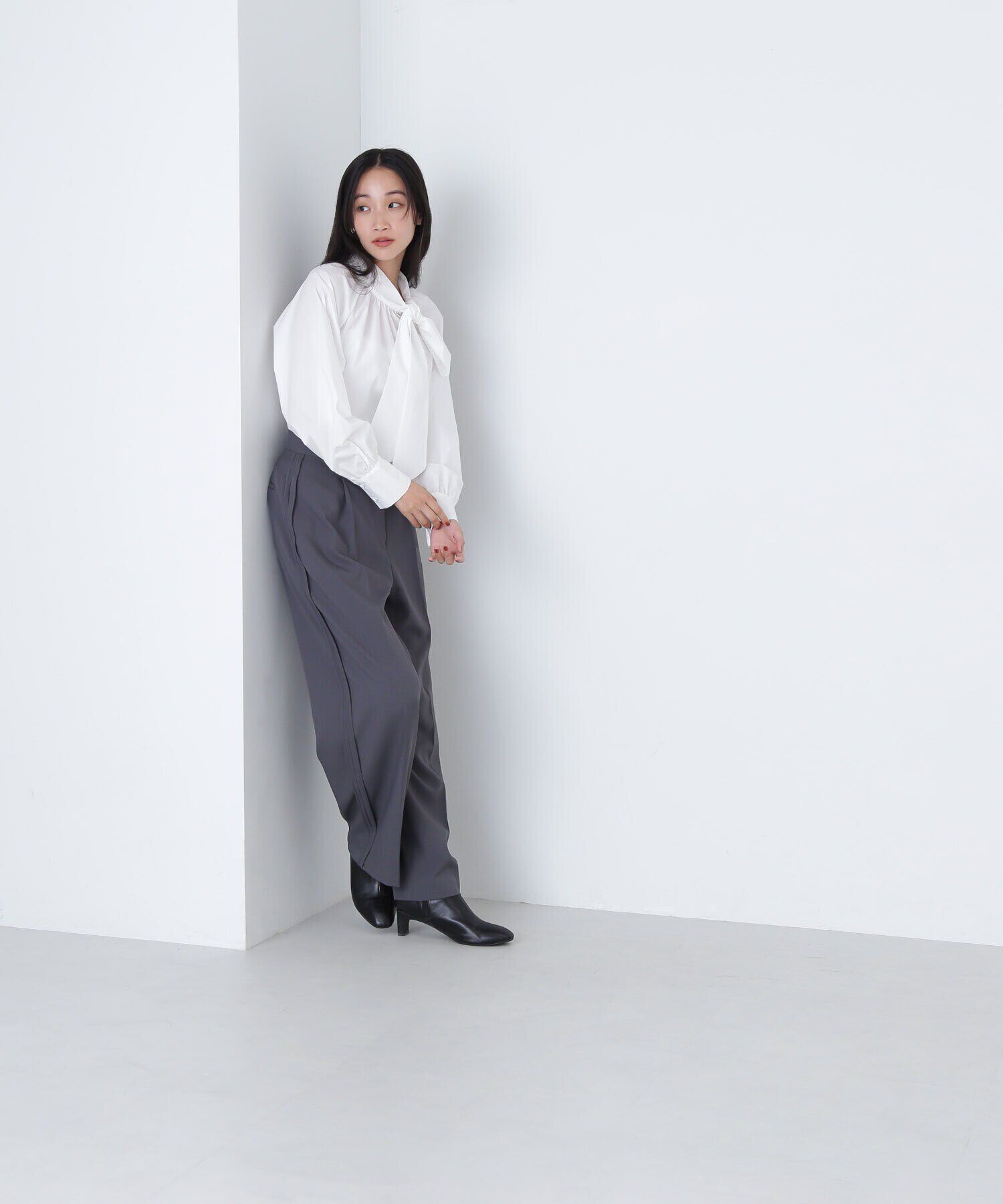  「サイドボウタイブラウス」|シャツ・ブラウス|