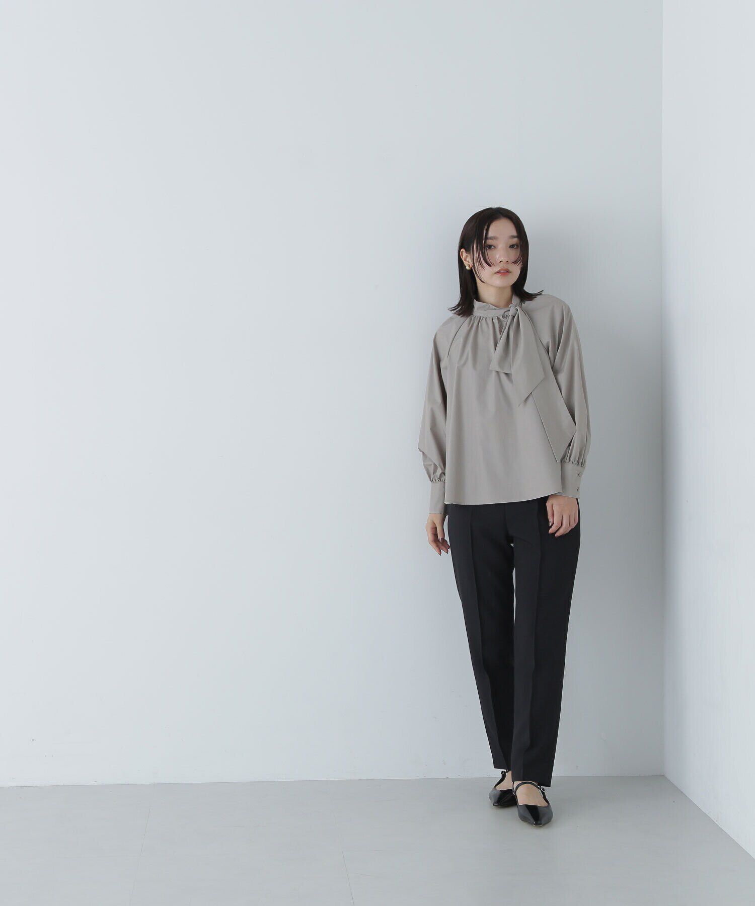  「サイドボウタイブラウス」|シャツ・ブラウス|