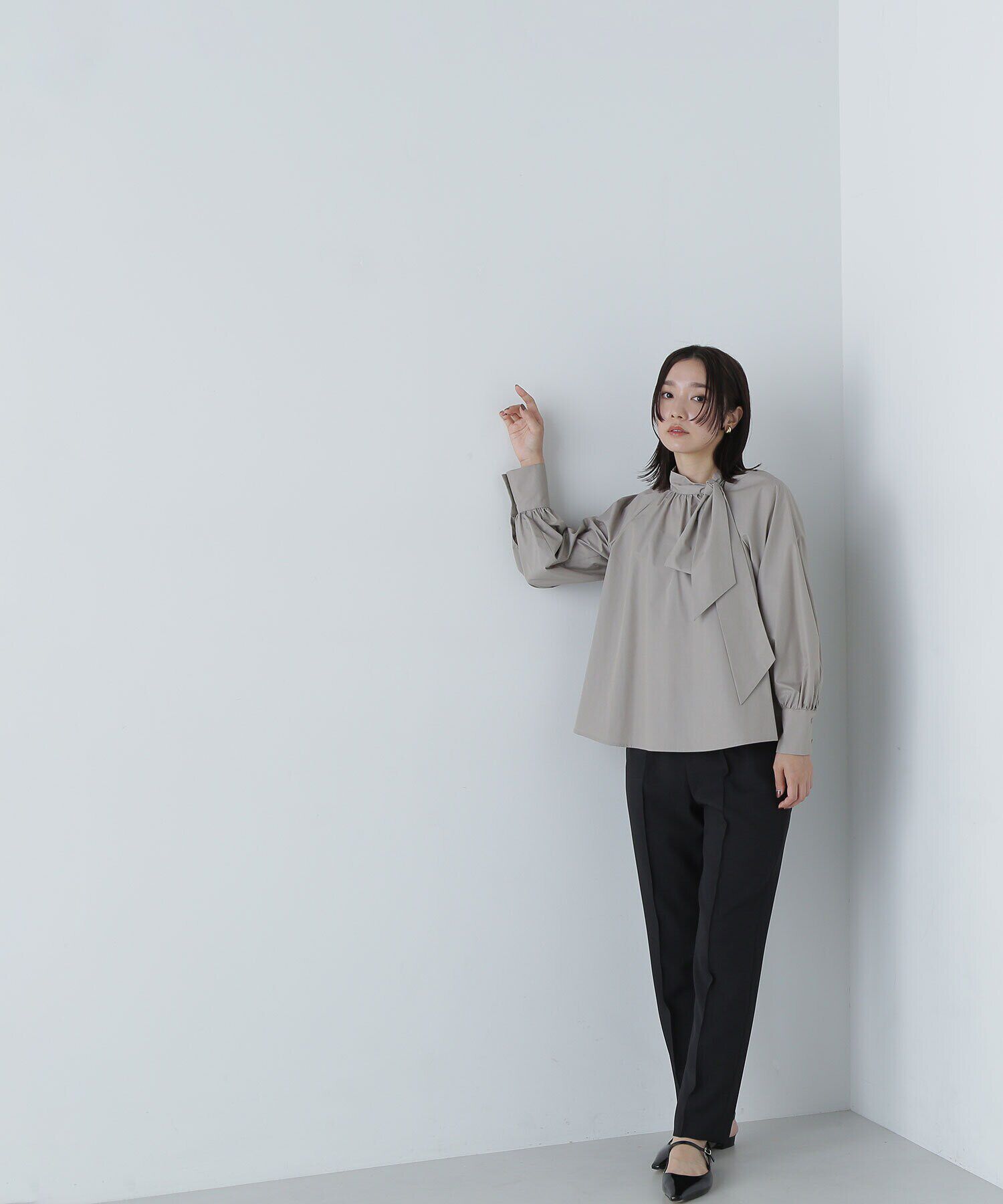  「サイドボウタイブラウス」|シャツ・ブラウス|