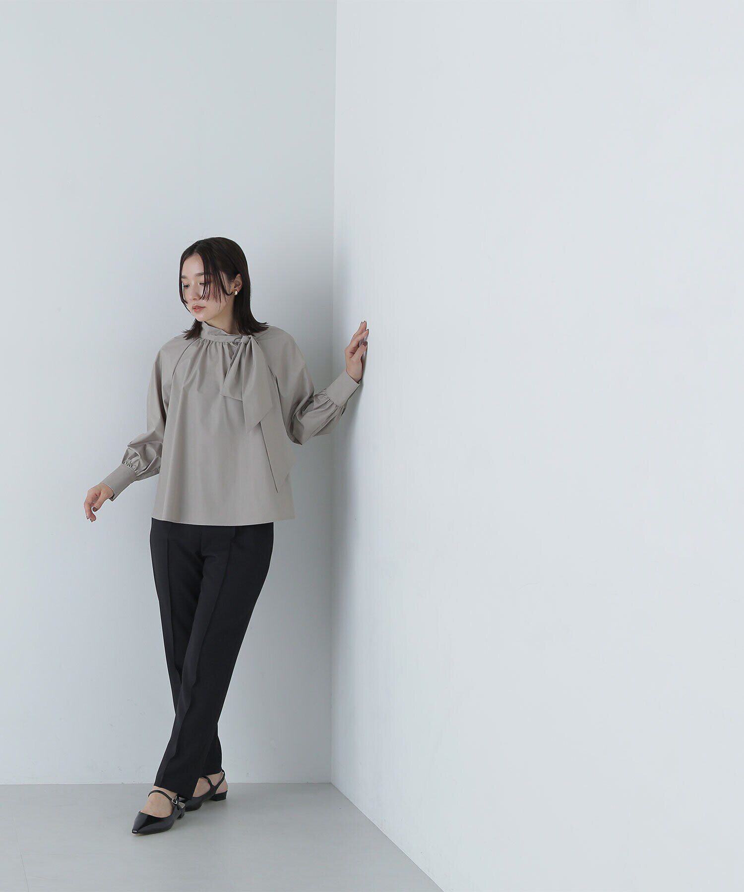  「サイドボウタイブラウス」|シャツ・ブラウス|
