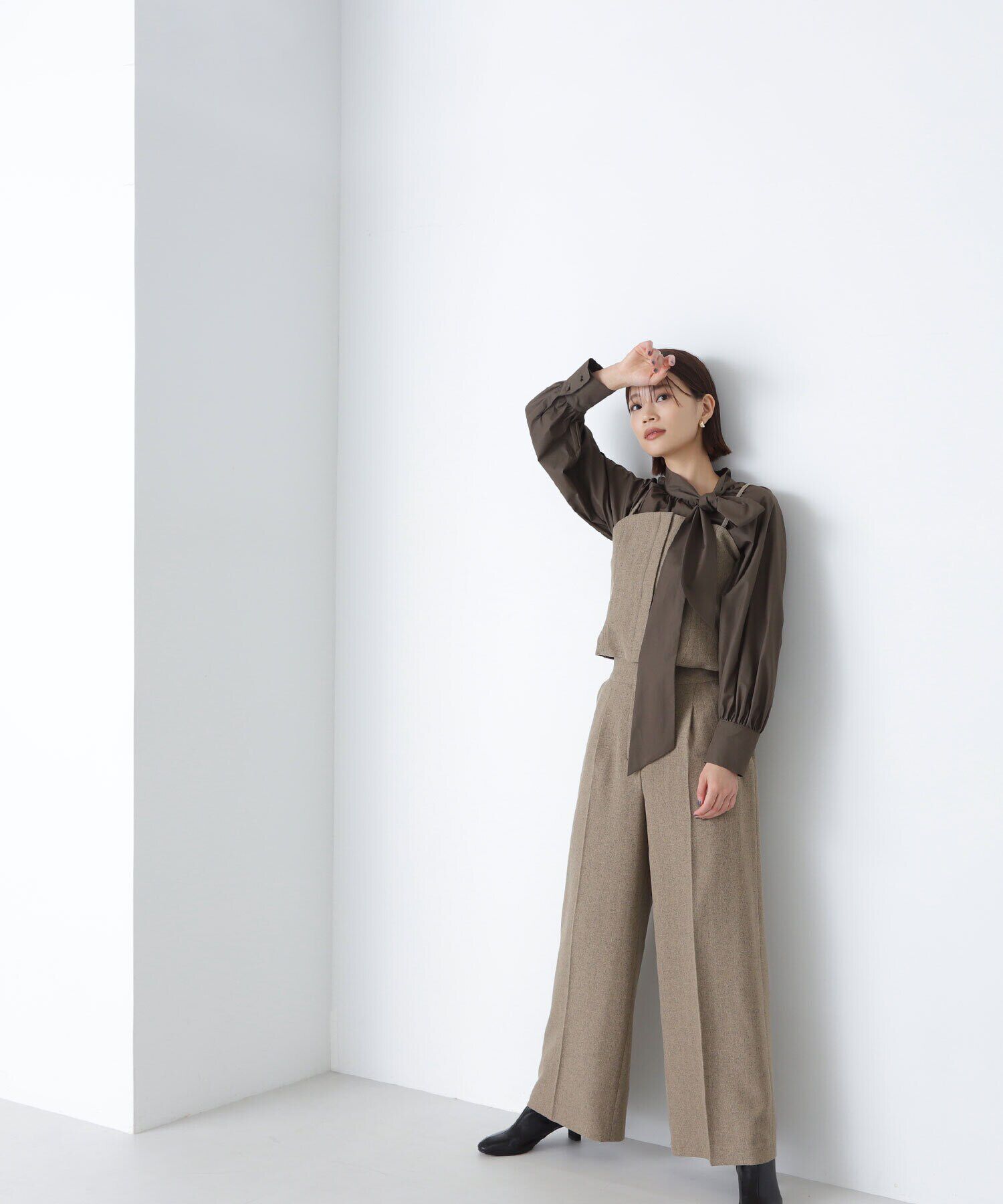  「サイドボウタイブラウス」|シャツ・ブラウス|