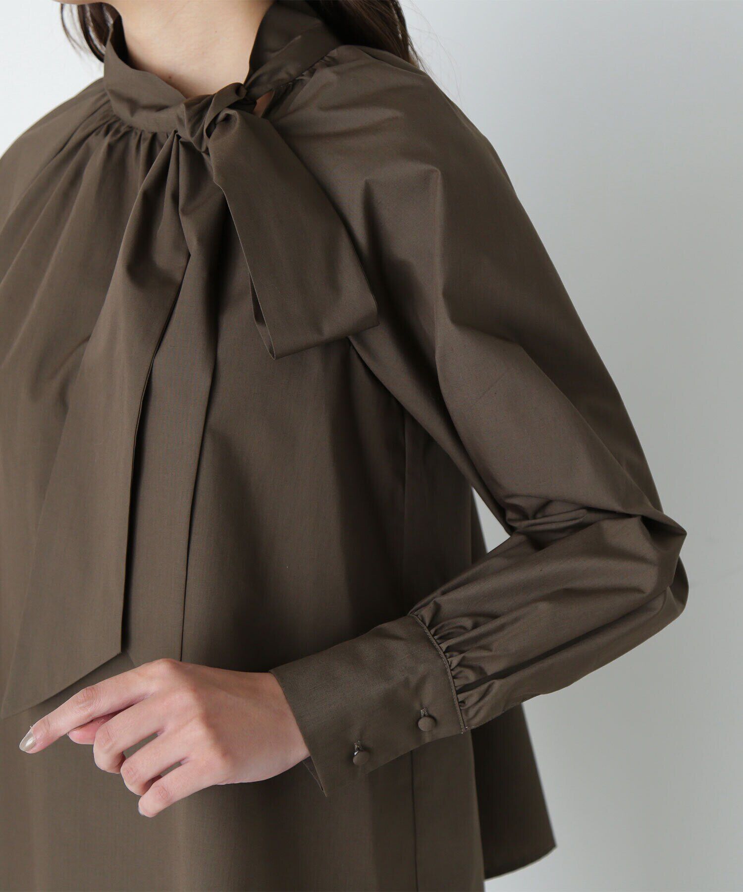  「サイドボウタイブラウス」|シャツ・ブラウス|