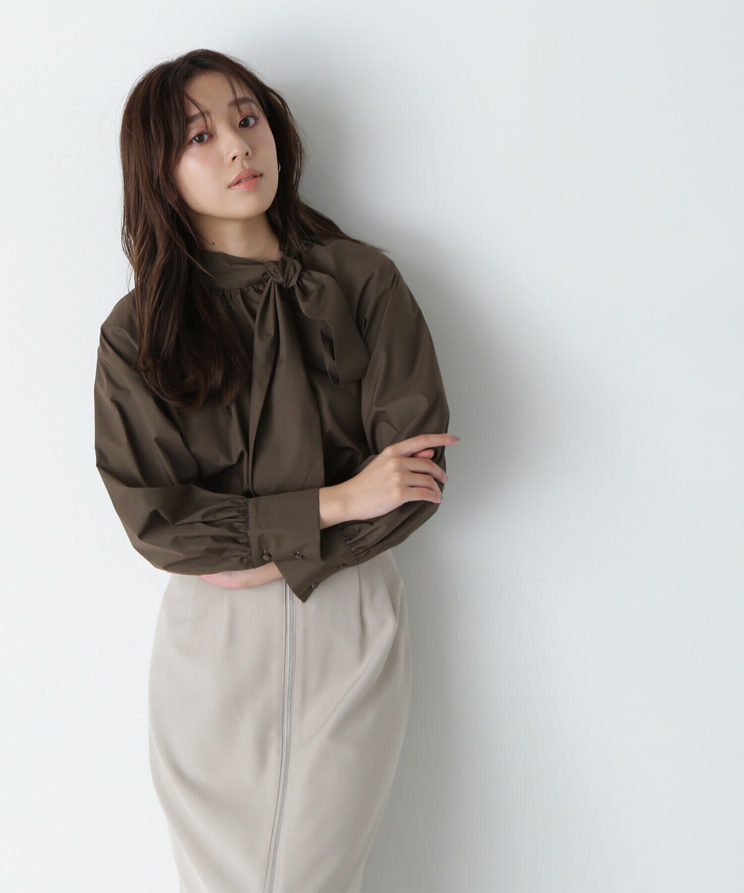  「サイドボウタイブラウス」|シャツ・ブラウス|