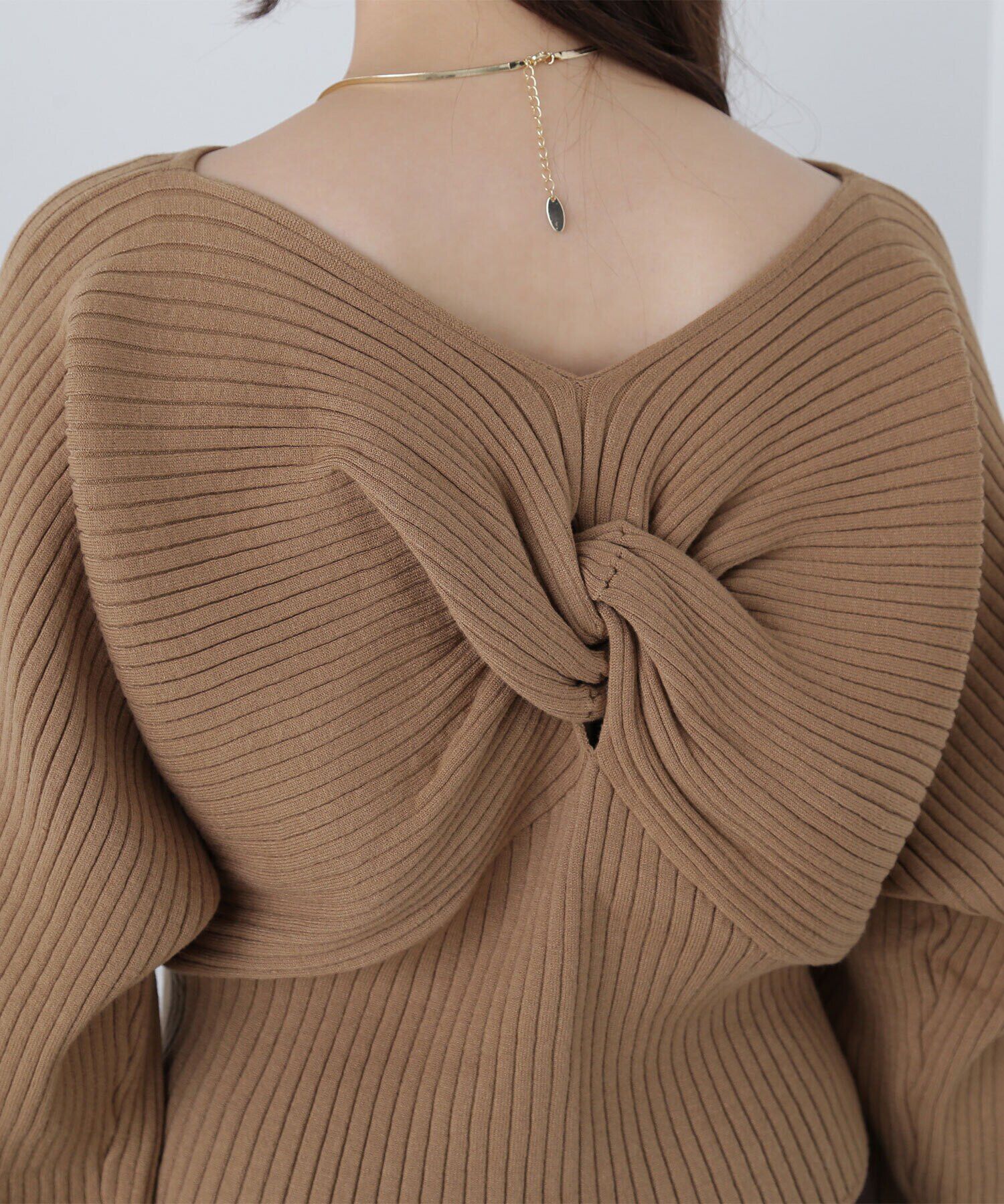  「2wayツイストデザインニット　24AW」|ニット・セーター|