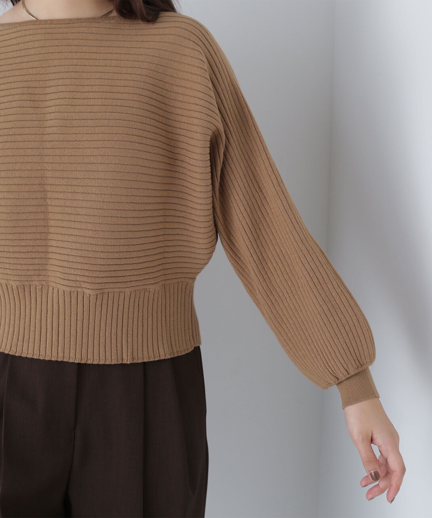  「2wayツイストデザインニット　24AW」|ニット・セーター|