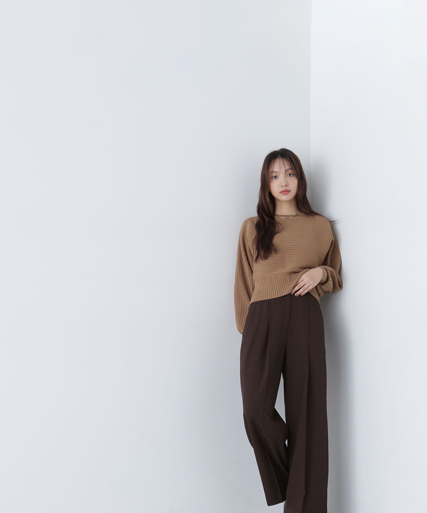  「2wayツイストデザインニット　24AW」|ニット・セーター|