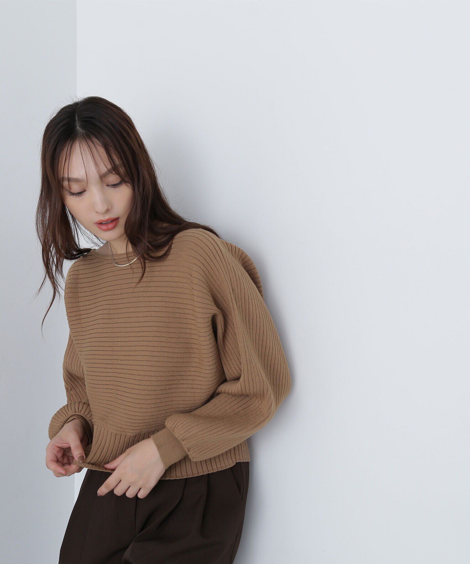  「2wayツイストデザインニット　24AW」|ニット・セーター|