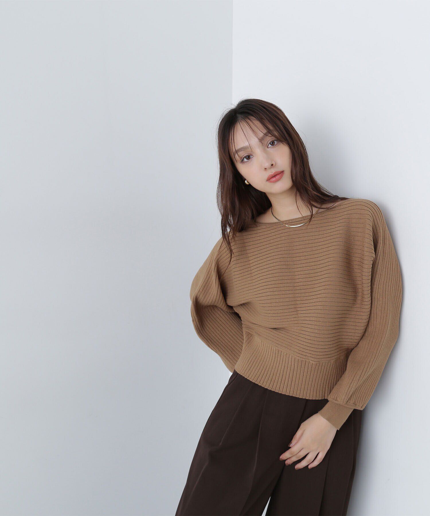  「2wayツイストデザインニット　24AW」|ニット・セーター|