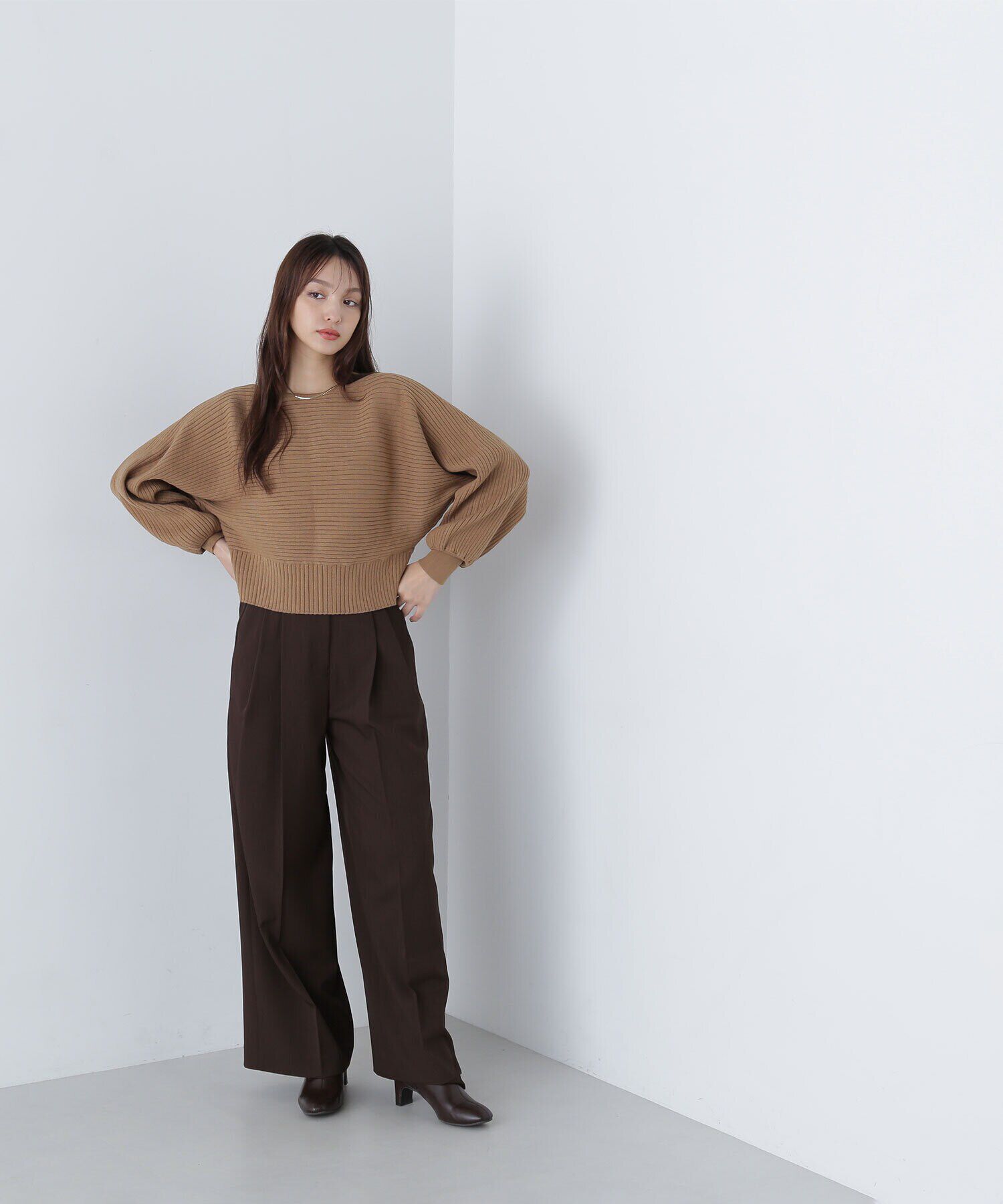  「2wayツイストデザインニット　24AW」|ニット・セーター|