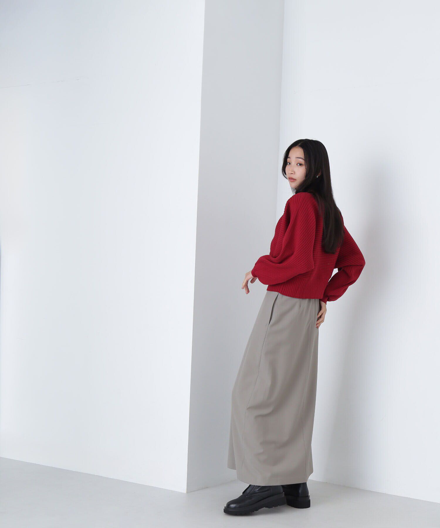  「2wayツイストデザインニット　24AW」|ニット・セーター|