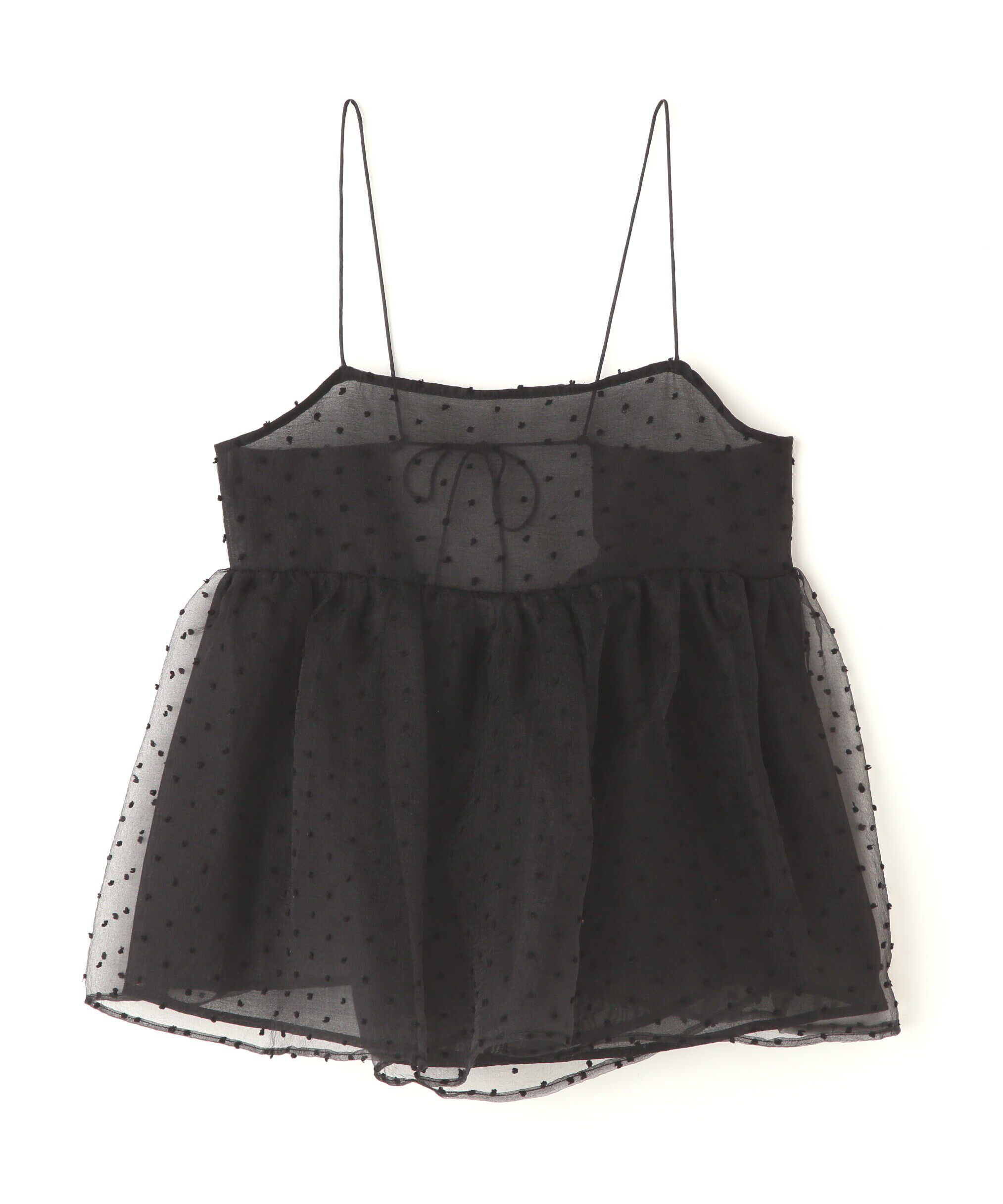  「ドットシアーキャミソール」|シャツ・ブラウス|