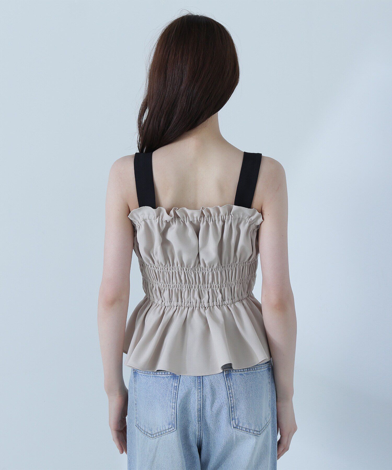  「シャーリングビスチェ」|シャツ・ブラウス|