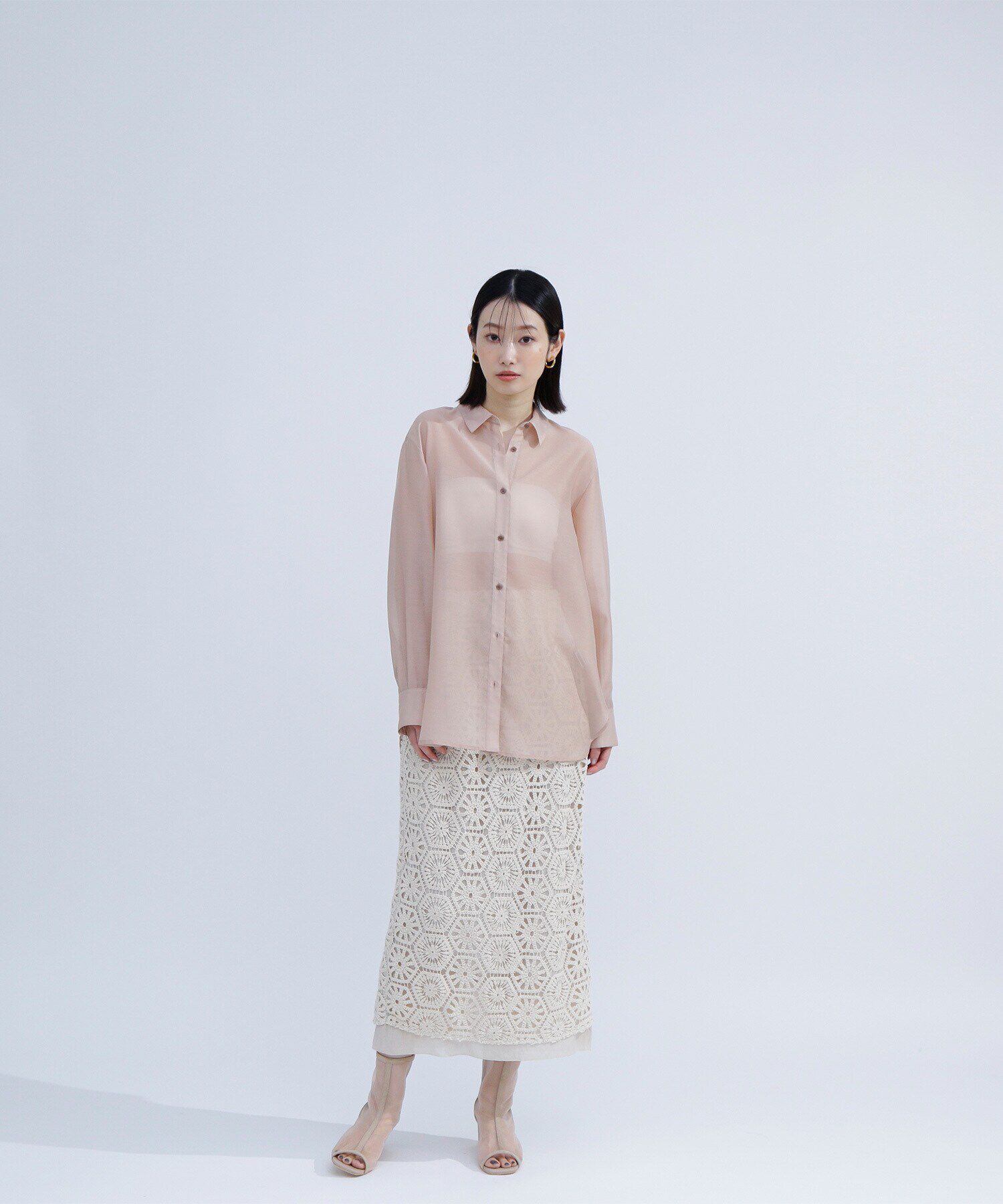  「シアーオーバーシャツ」|シャツ・ブラウス|