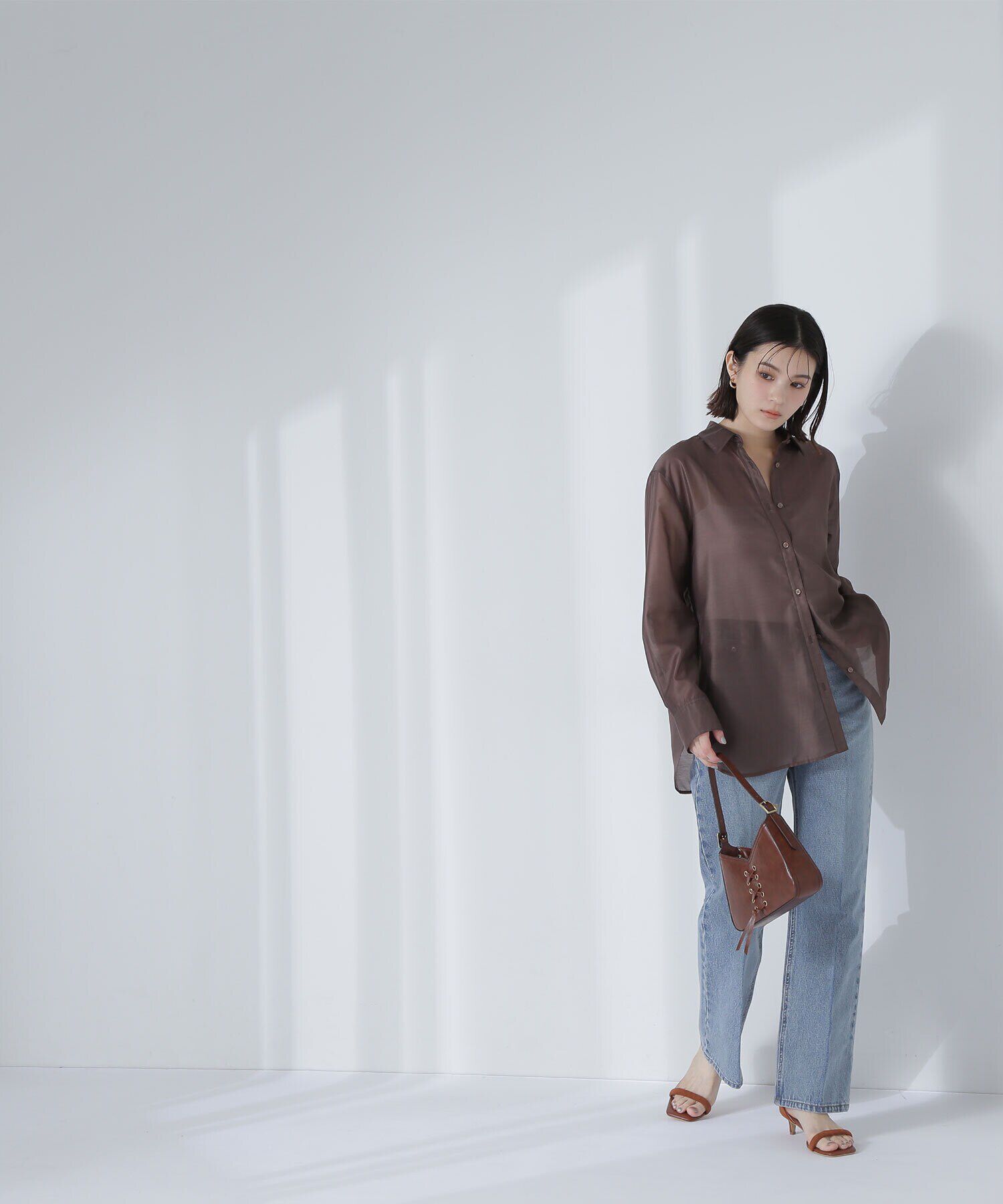  「シアーオーバーシャツ」|シャツ・ブラウス|