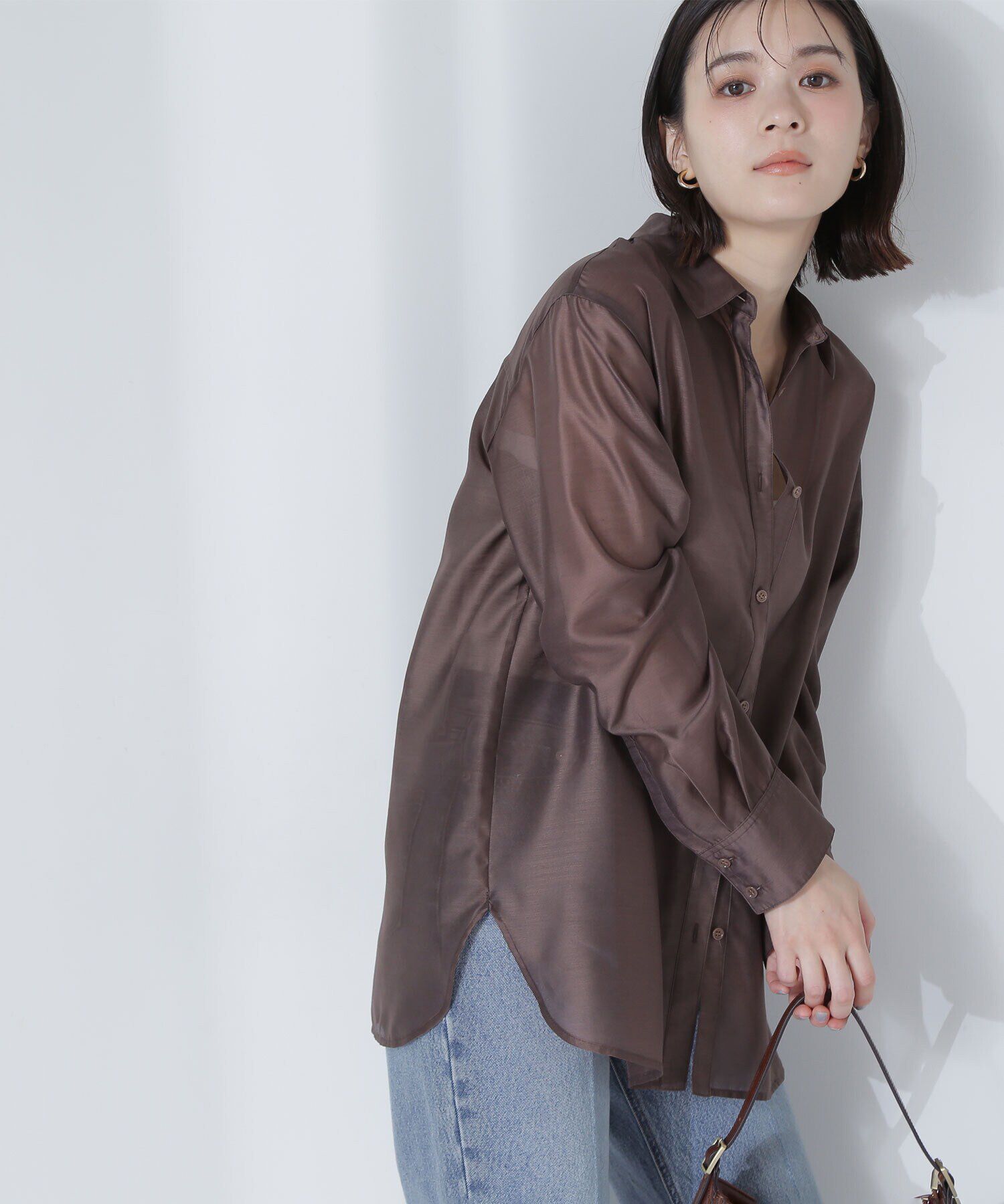  「シアーオーバーシャツ」|シャツ・ブラウス|