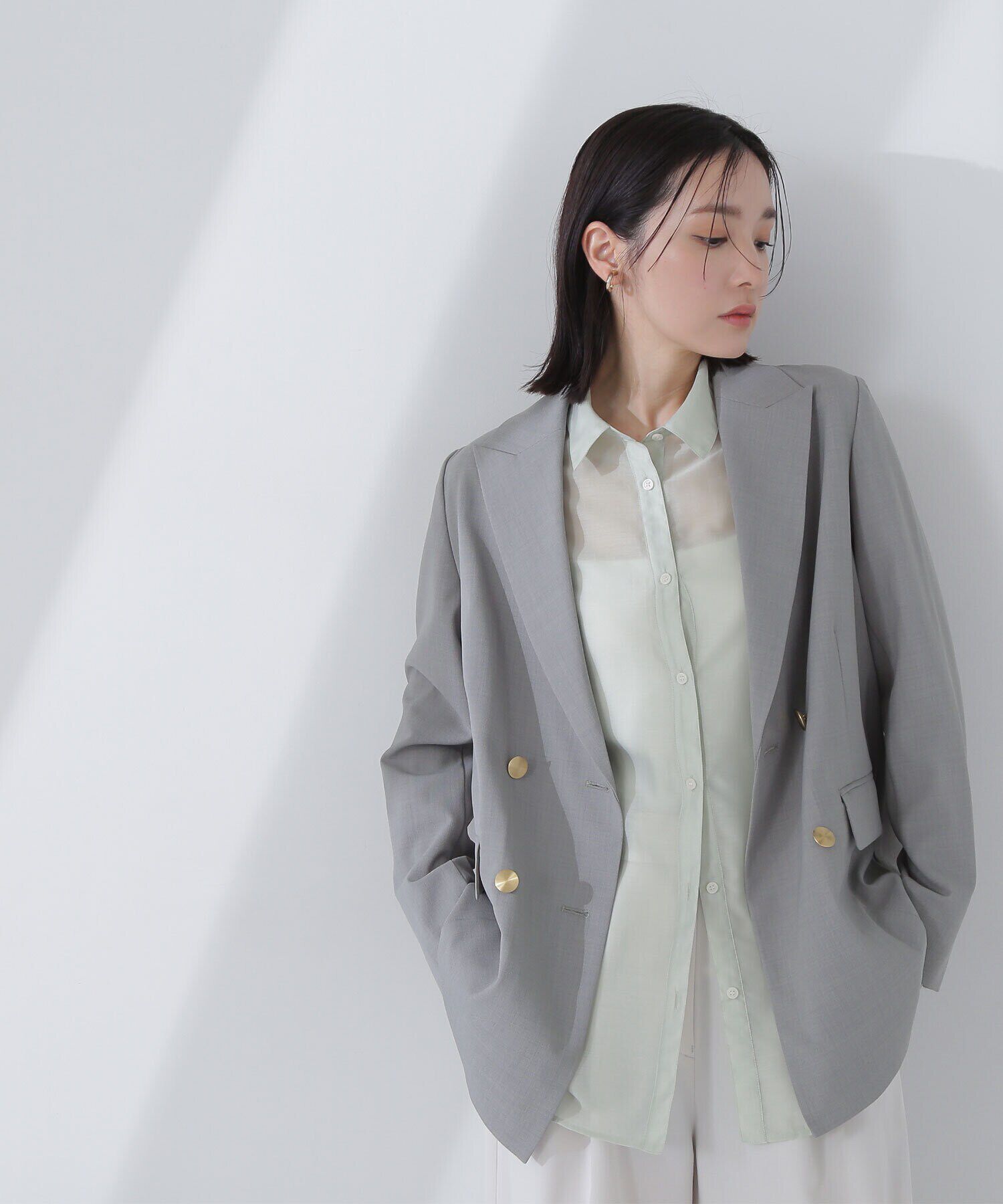  「シアーオーバーシャツ」|シャツ・ブラウス|