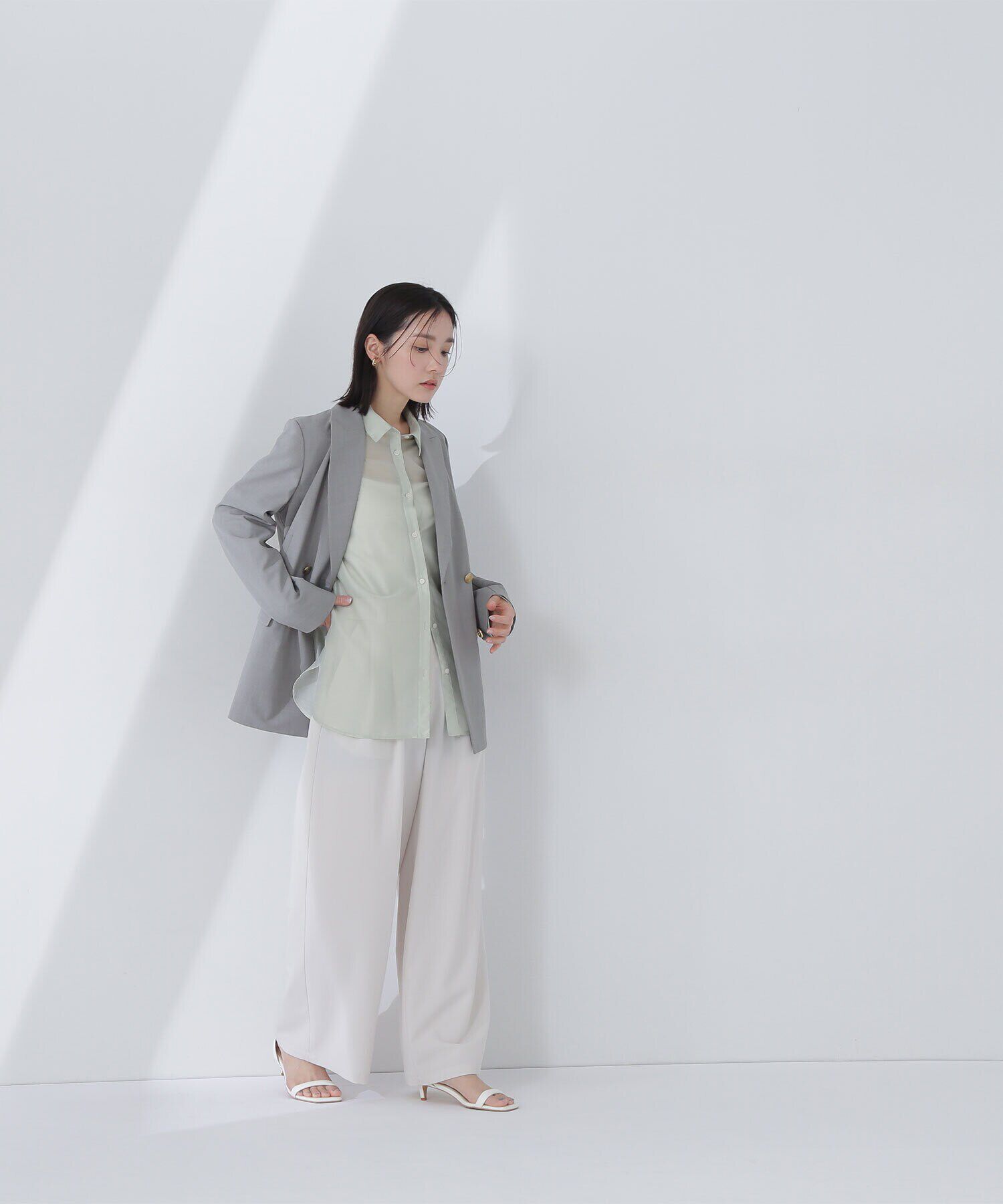  「シアーオーバーシャツ」|シャツ・ブラウス|