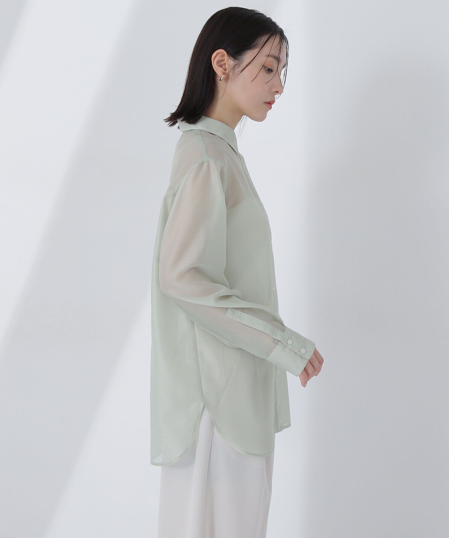  「シアーオーバーシャツ」|シャツ・ブラウス|