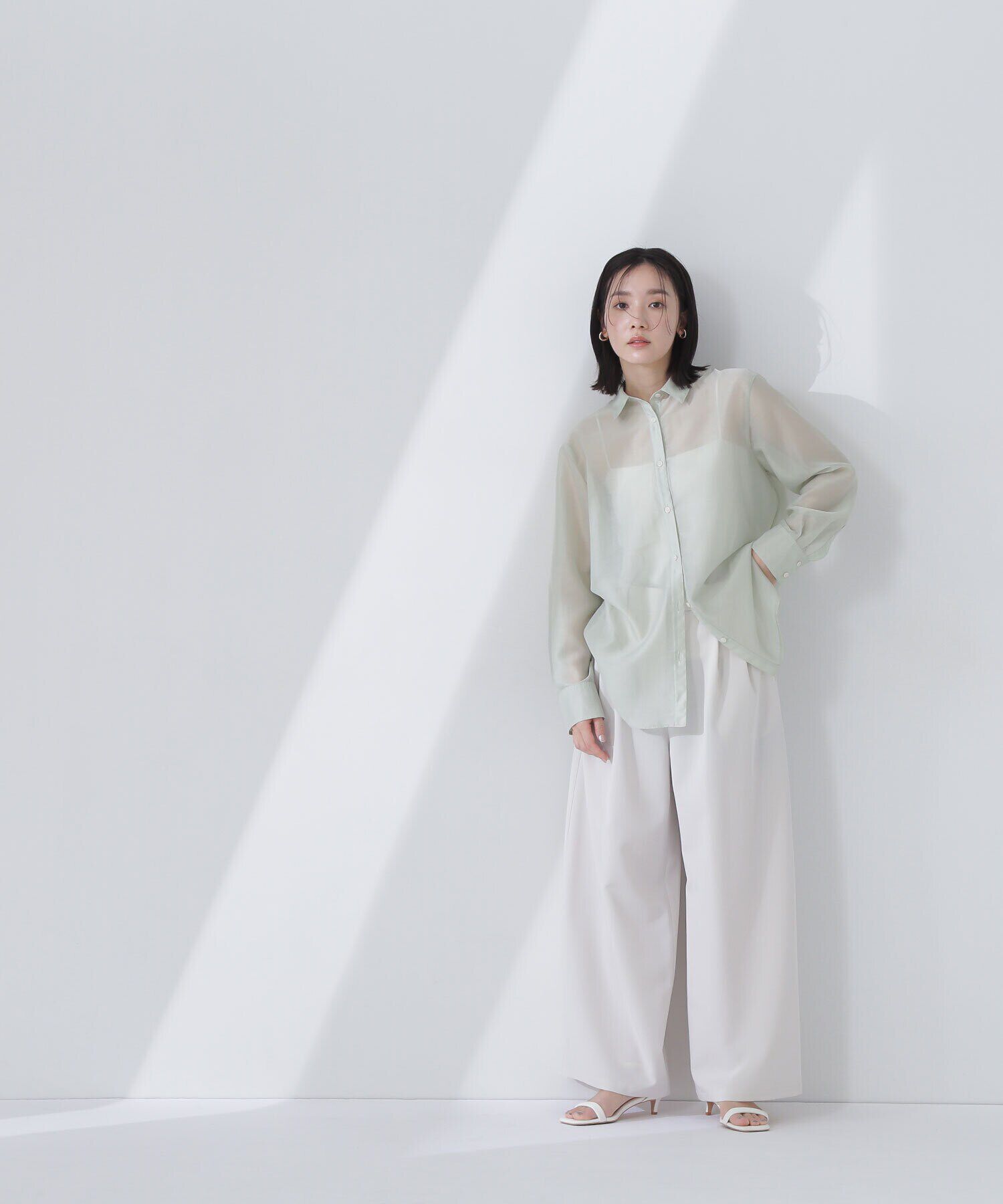  「シアーオーバーシャツ」|シャツ・ブラウス|