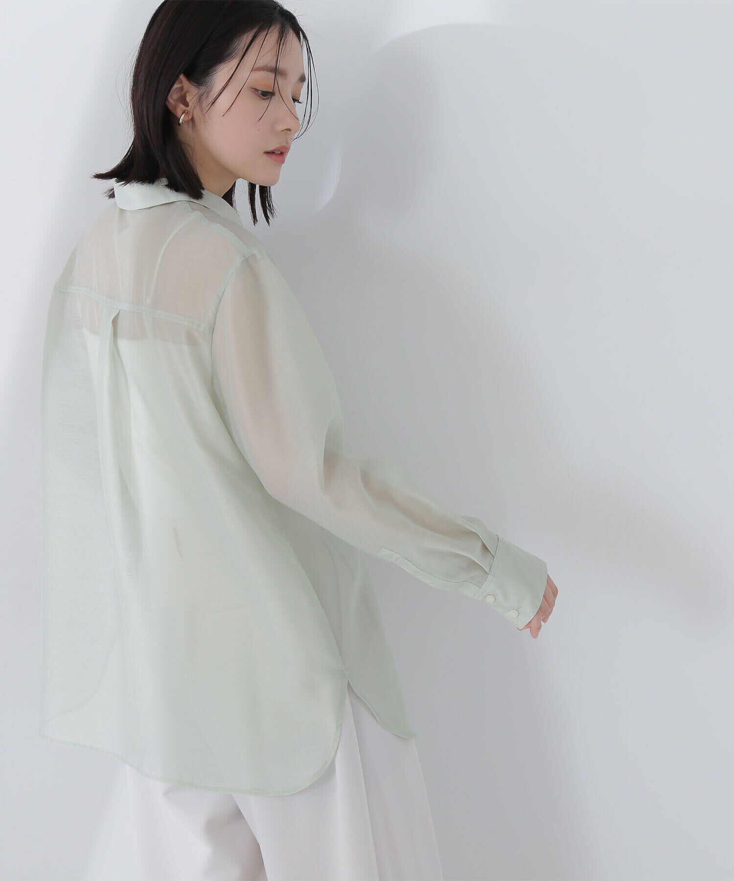  「シアーオーバーシャツ」|シャツ・ブラウス|