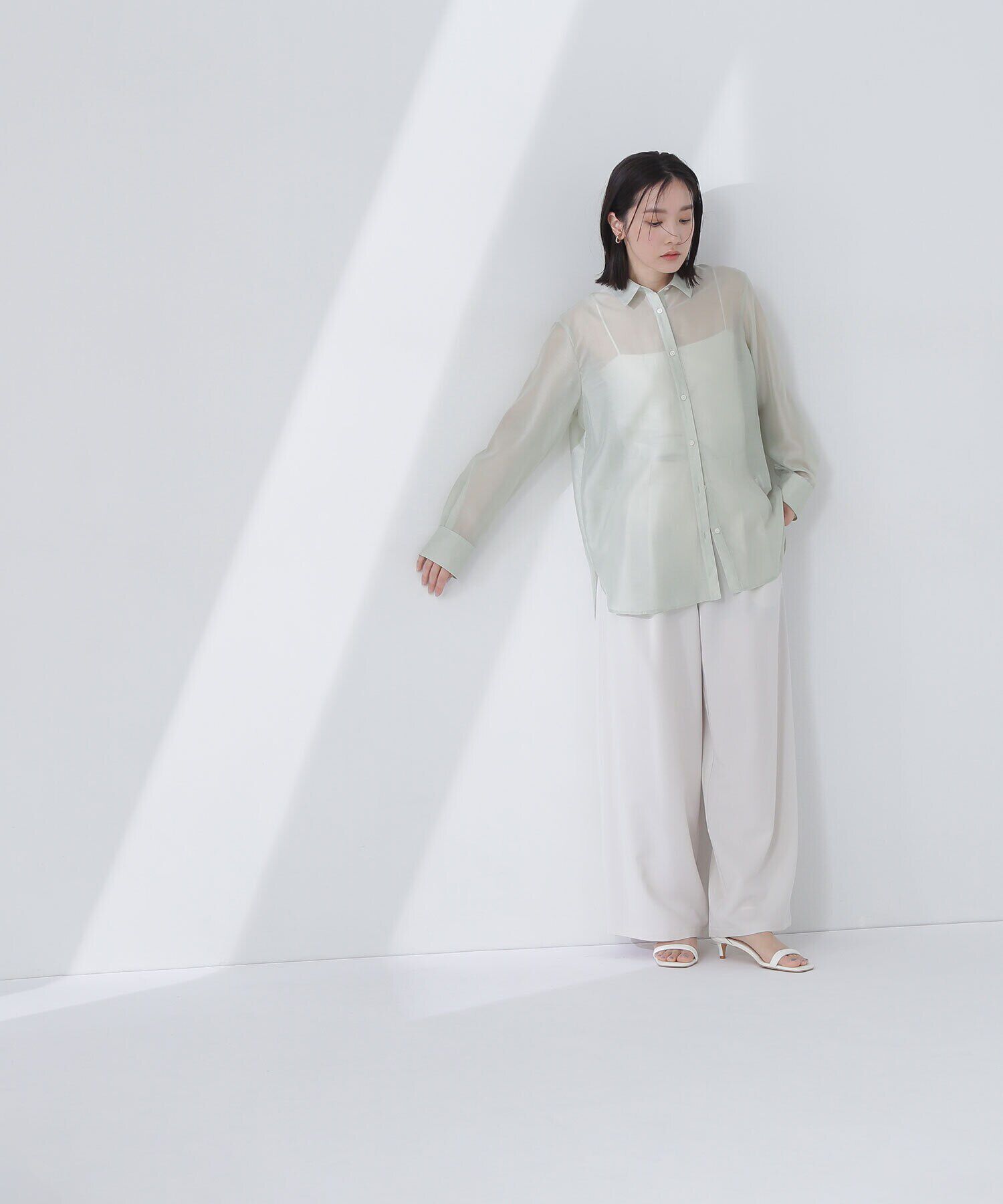  「シアーオーバーシャツ」|シャツ・ブラウス|