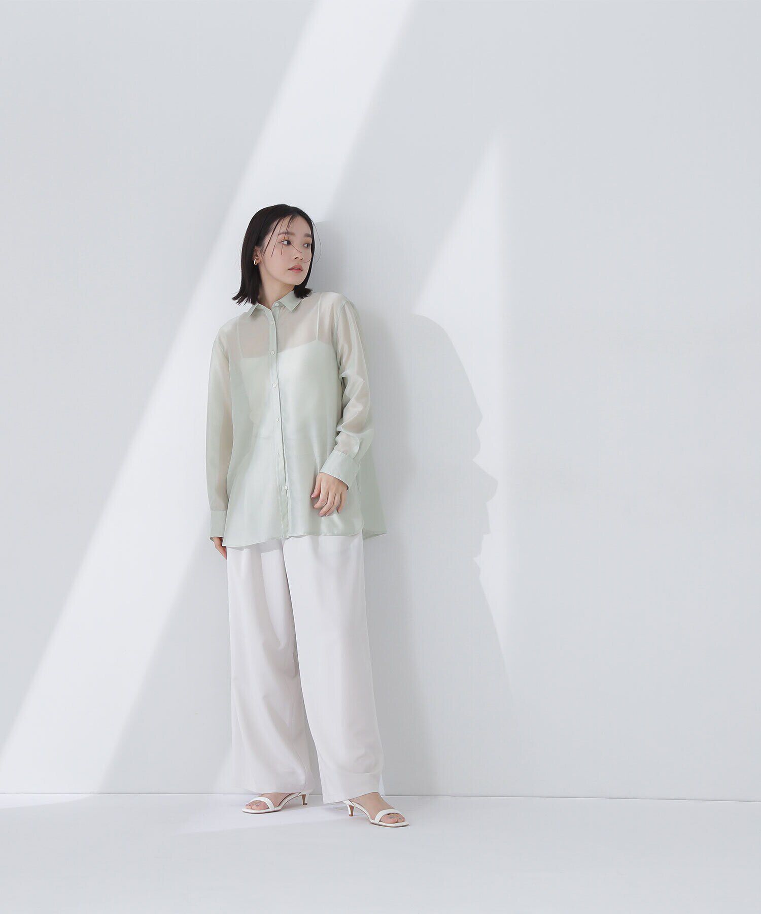  「シアーオーバーシャツ」|シャツ・ブラウス|