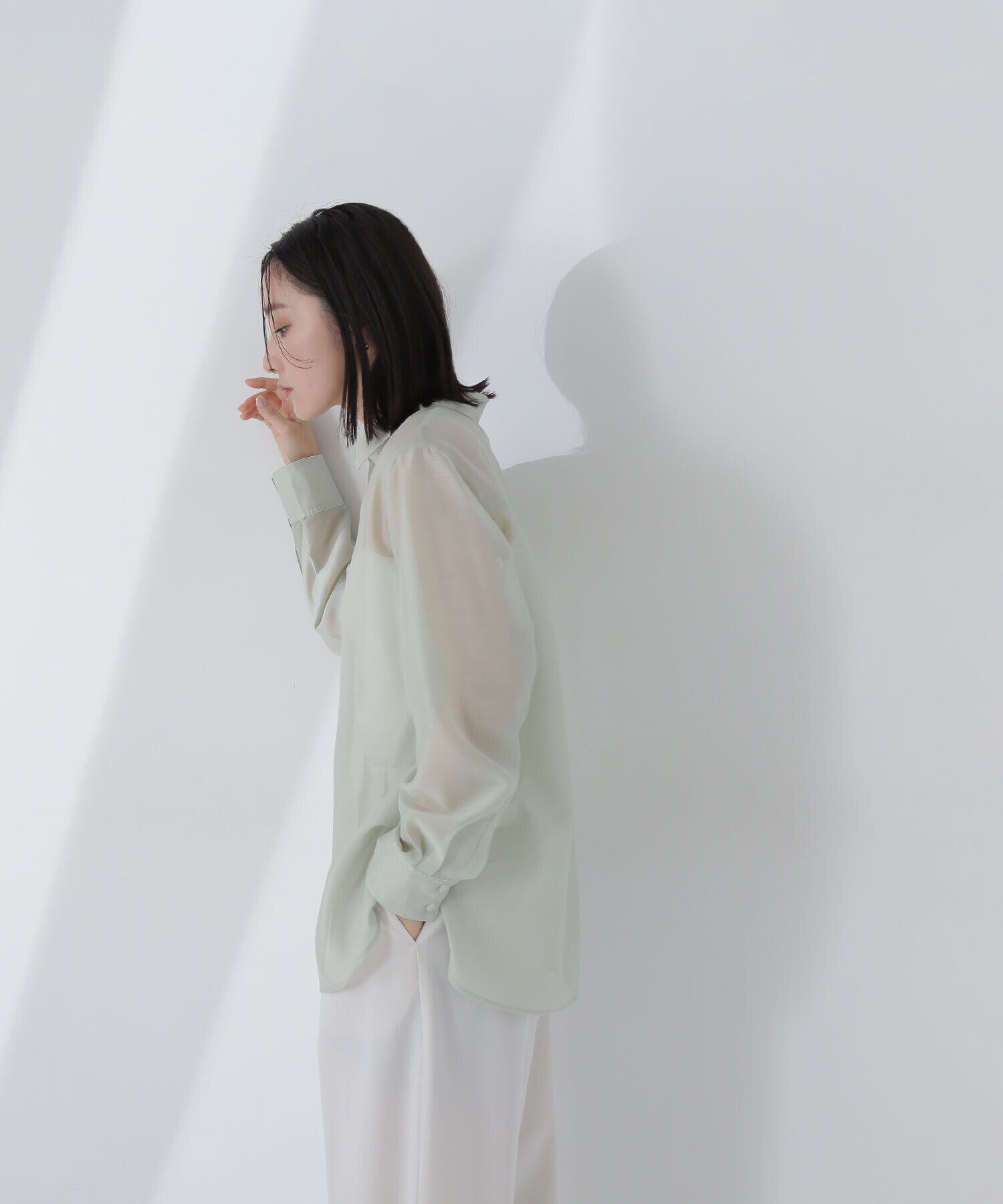  「シアーオーバーシャツ」|シャツ・ブラウス|