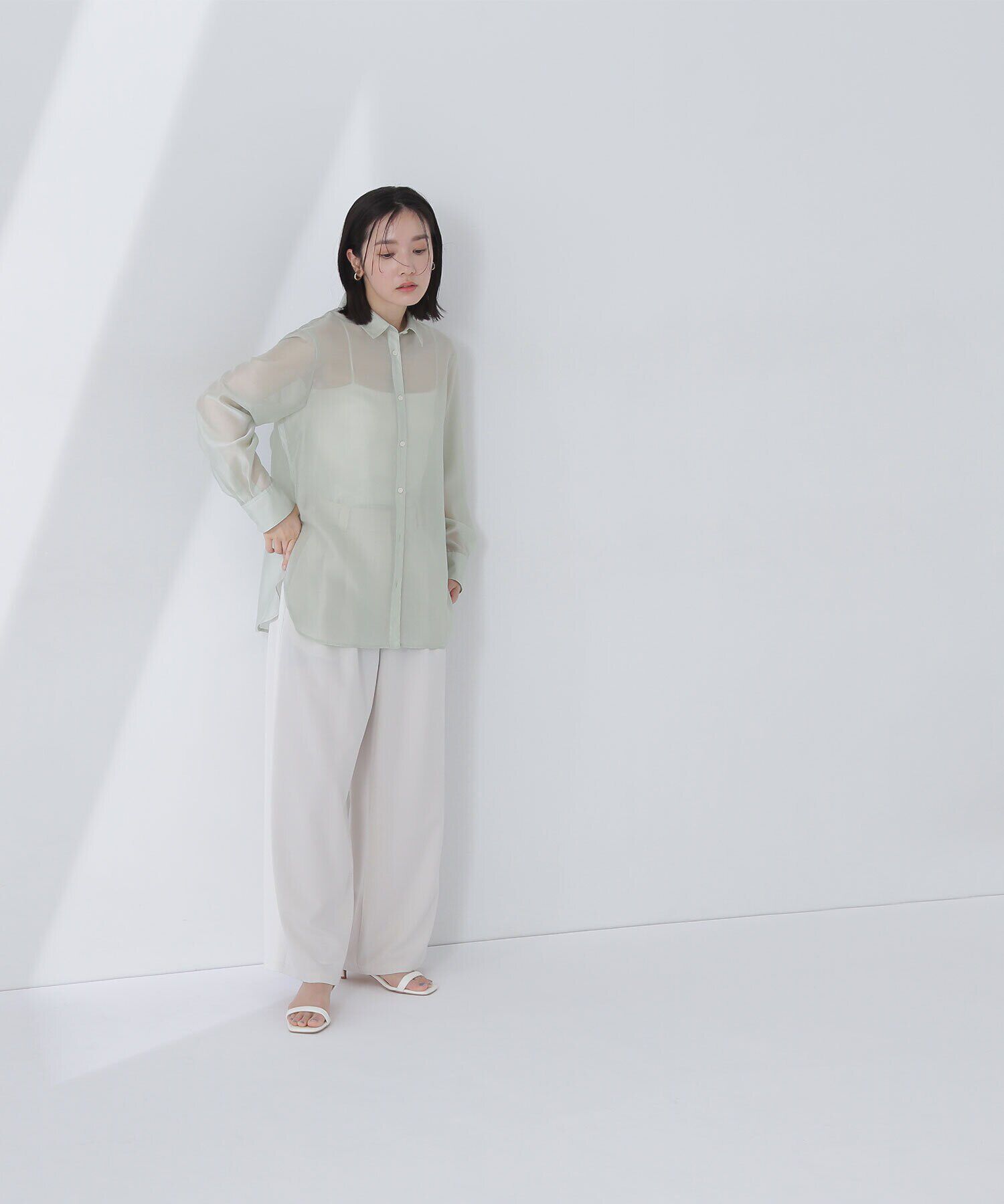  「シアーオーバーシャツ」|シャツ・ブラウス|