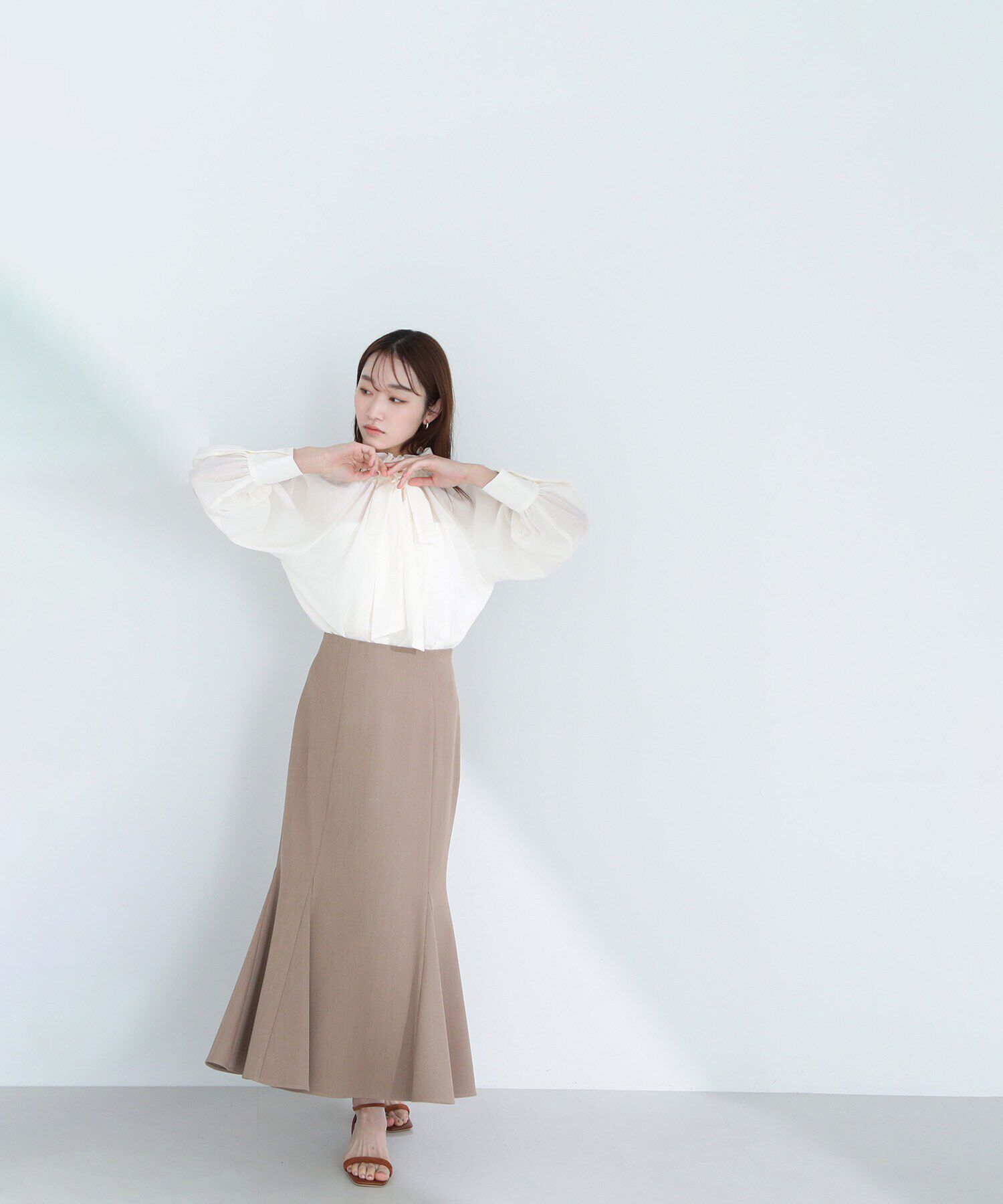  「シアーボウタイブラウス」|シャツ・ブラウス|