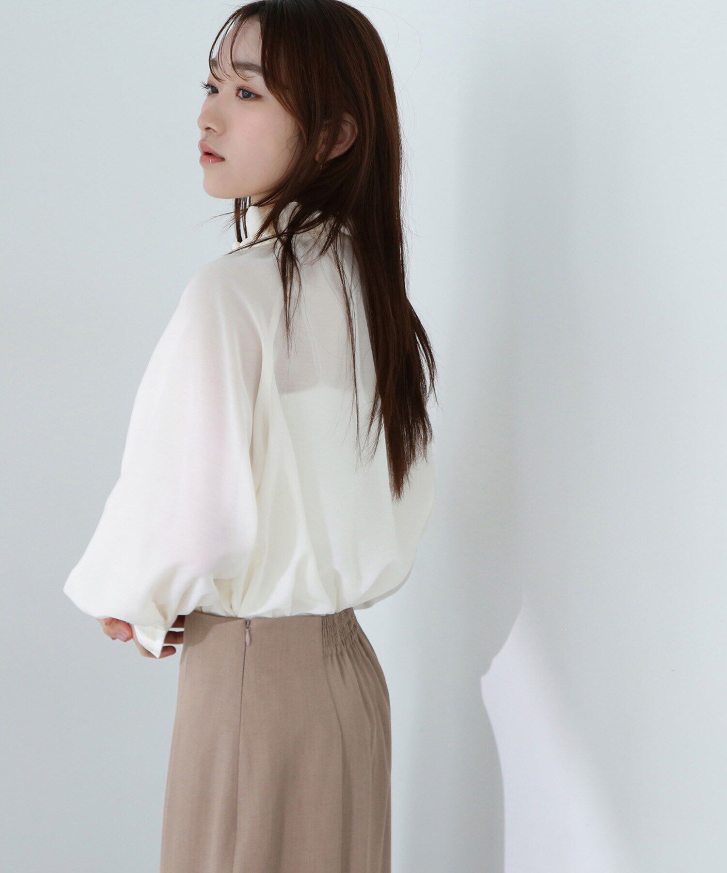  「シアーボウタイブラウス」|シャツ・ブラウス|