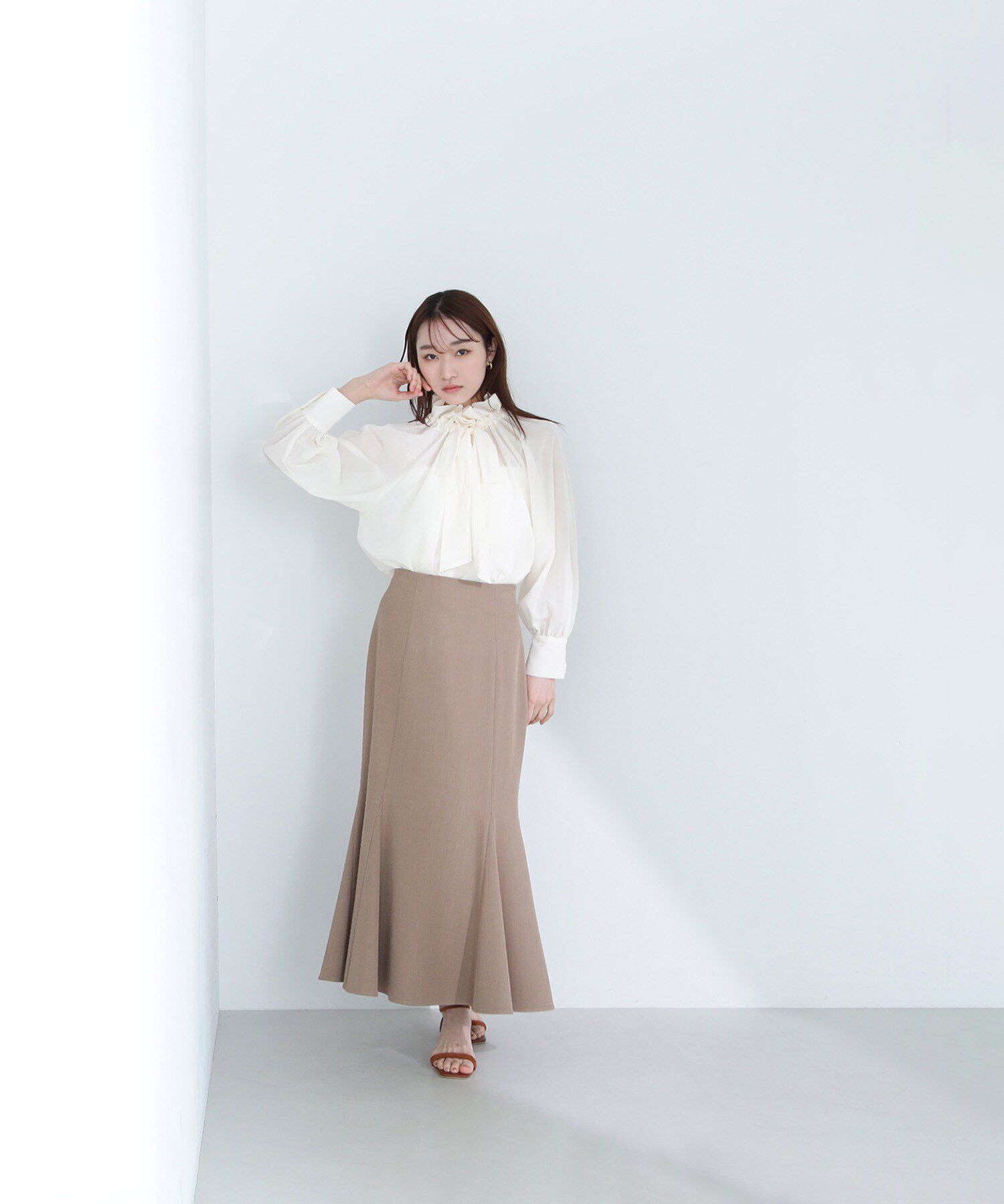  「シアーボウタイブラウス」|シャツ・ブラウス|