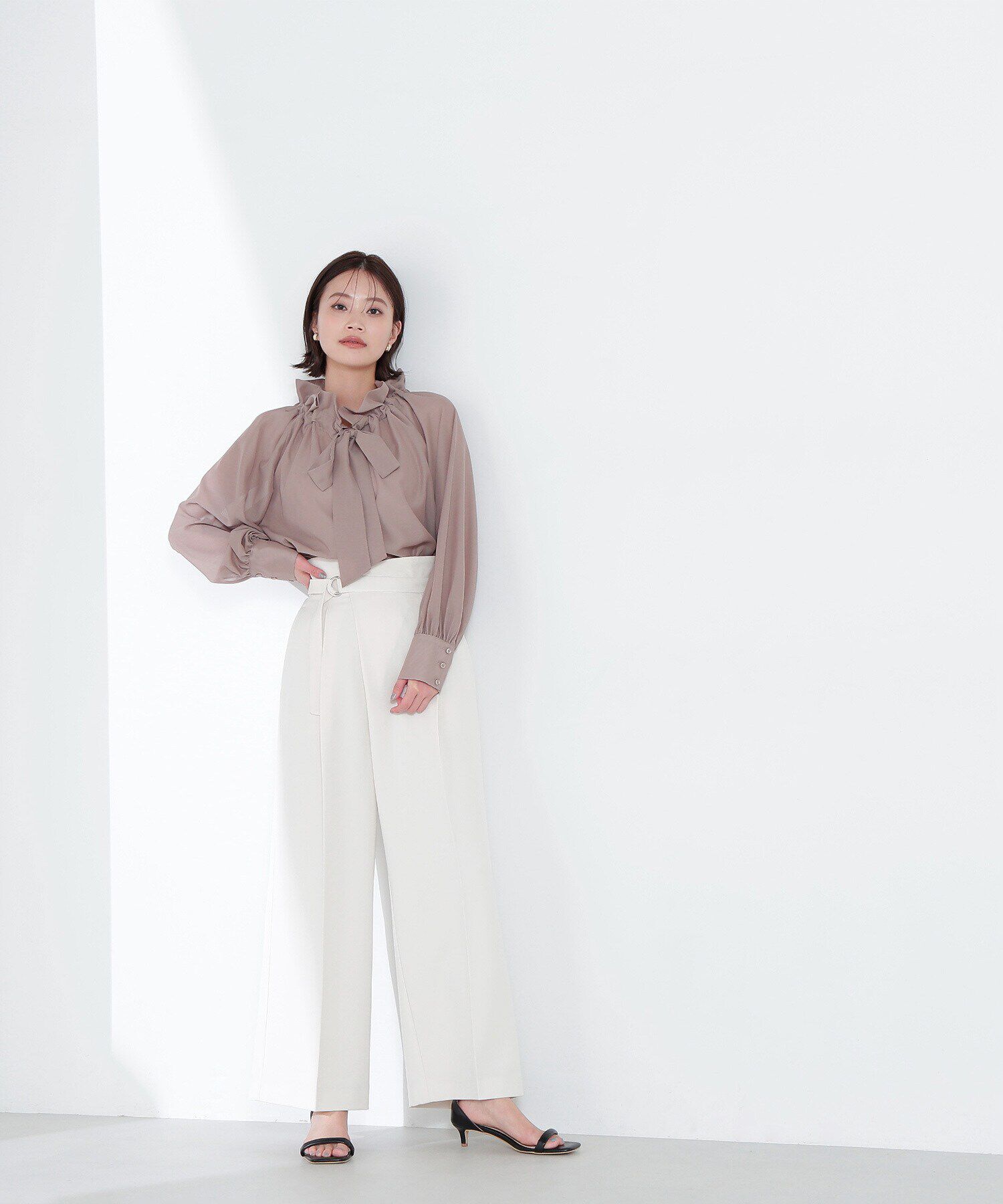  「シアーボウタイブラウス」|シャツ・ブラウス|