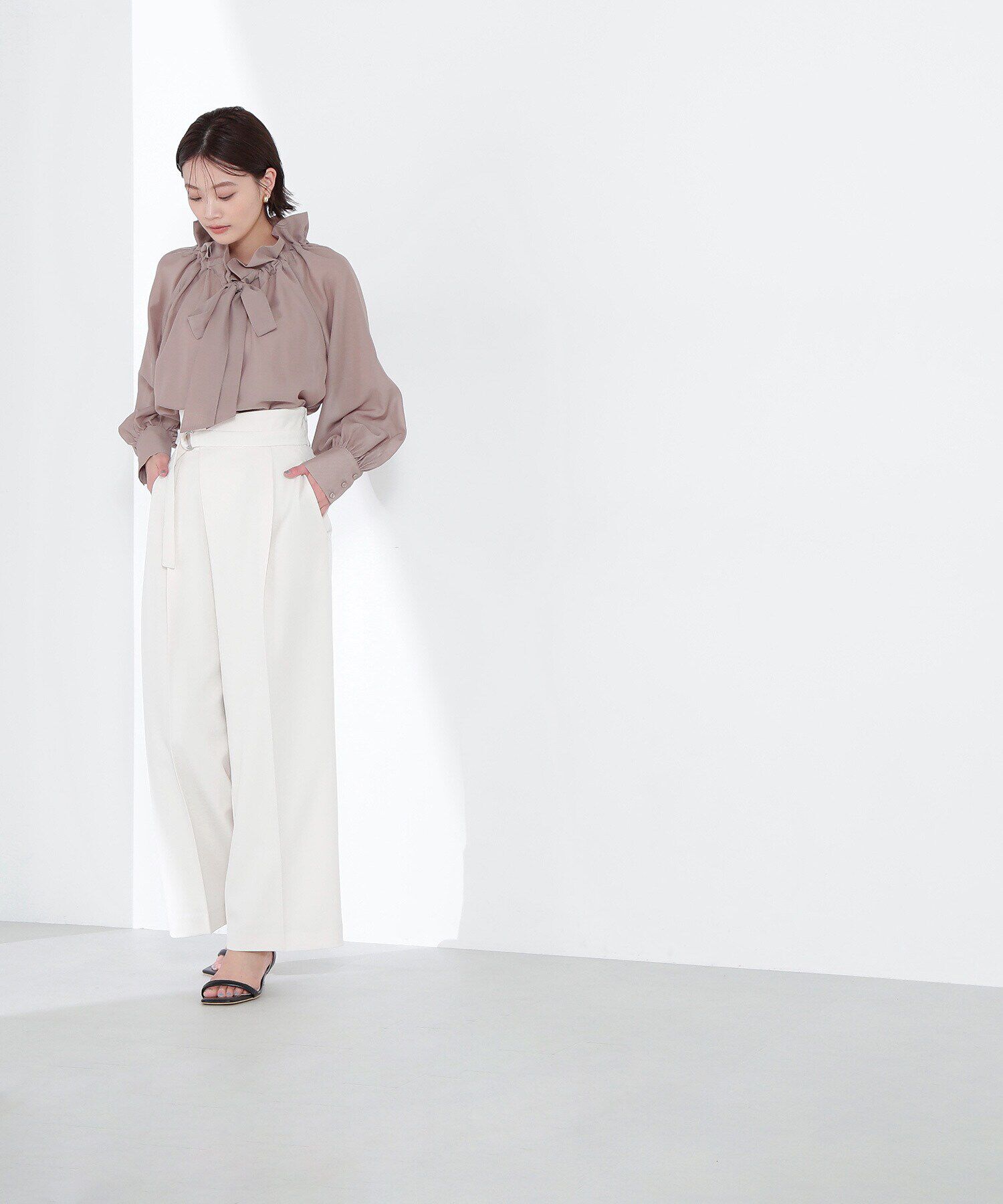  「シアーボウタイブラウス」|シャツ・ブラウス|