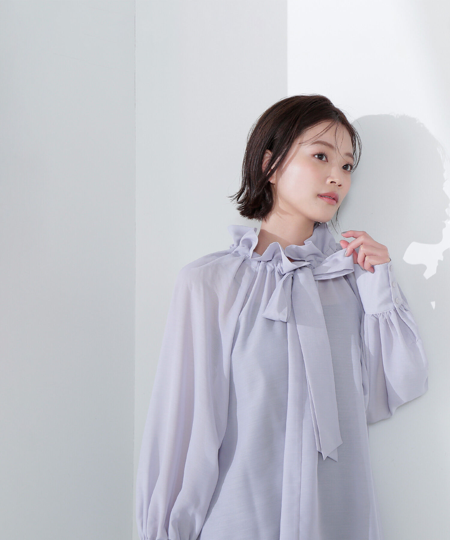  「シアーボウタイブラウス」|シャツ・ブラウス|