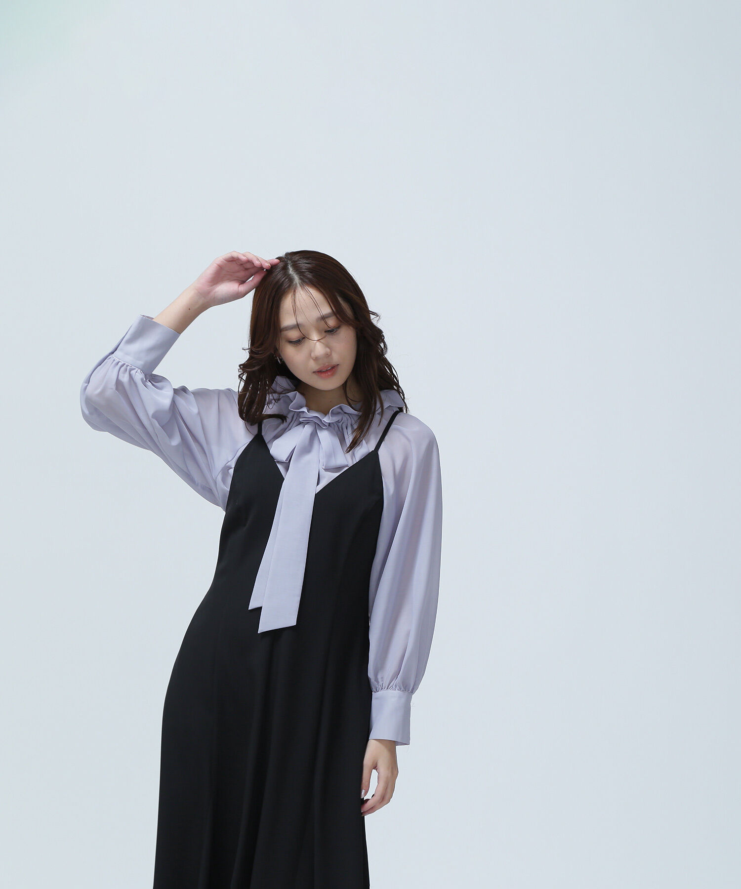  「シアーボウタイブラウス」|シャツ・ブラウス|