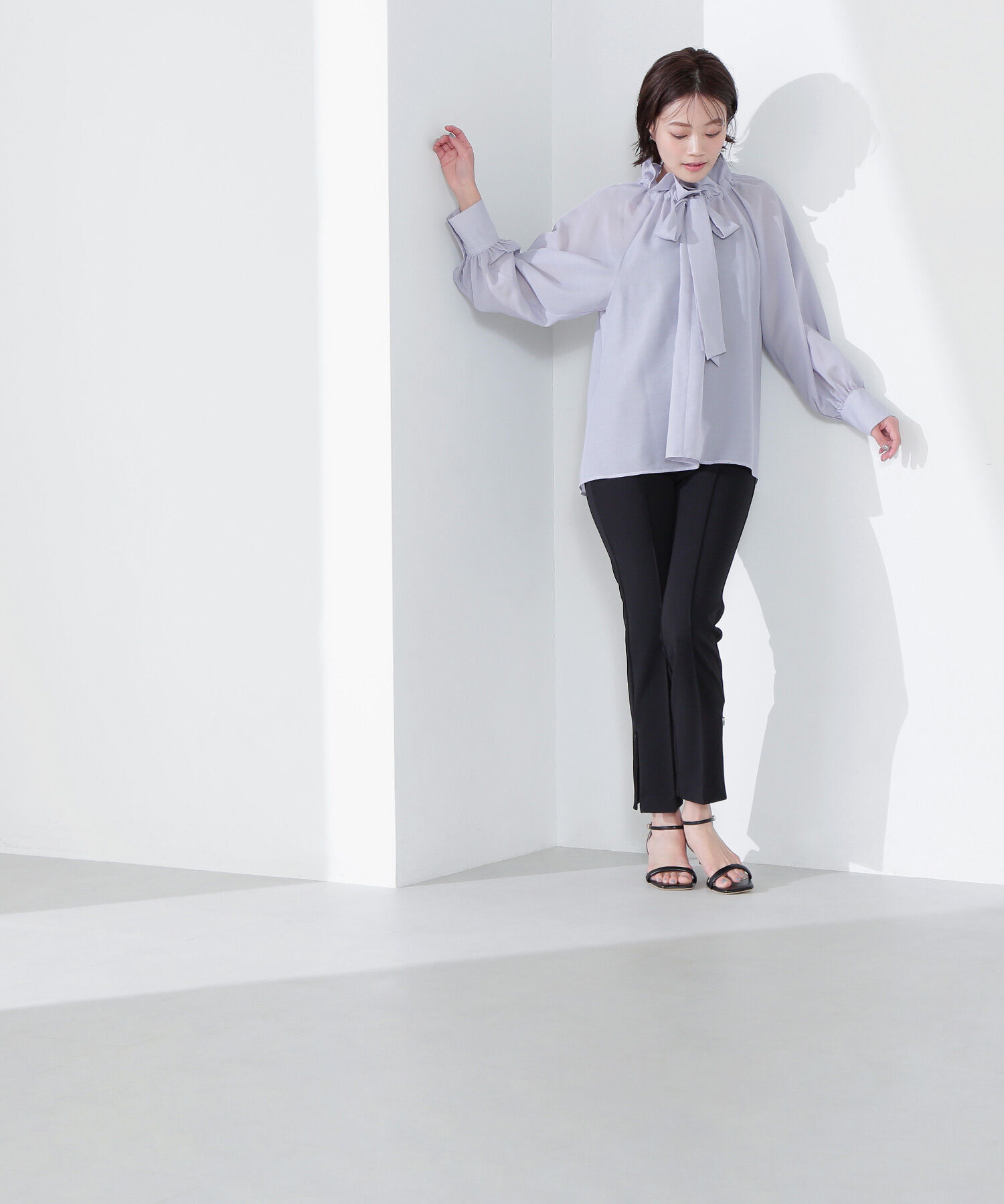  「シアーボウタイブラウス」|シャツ・ブラウス|