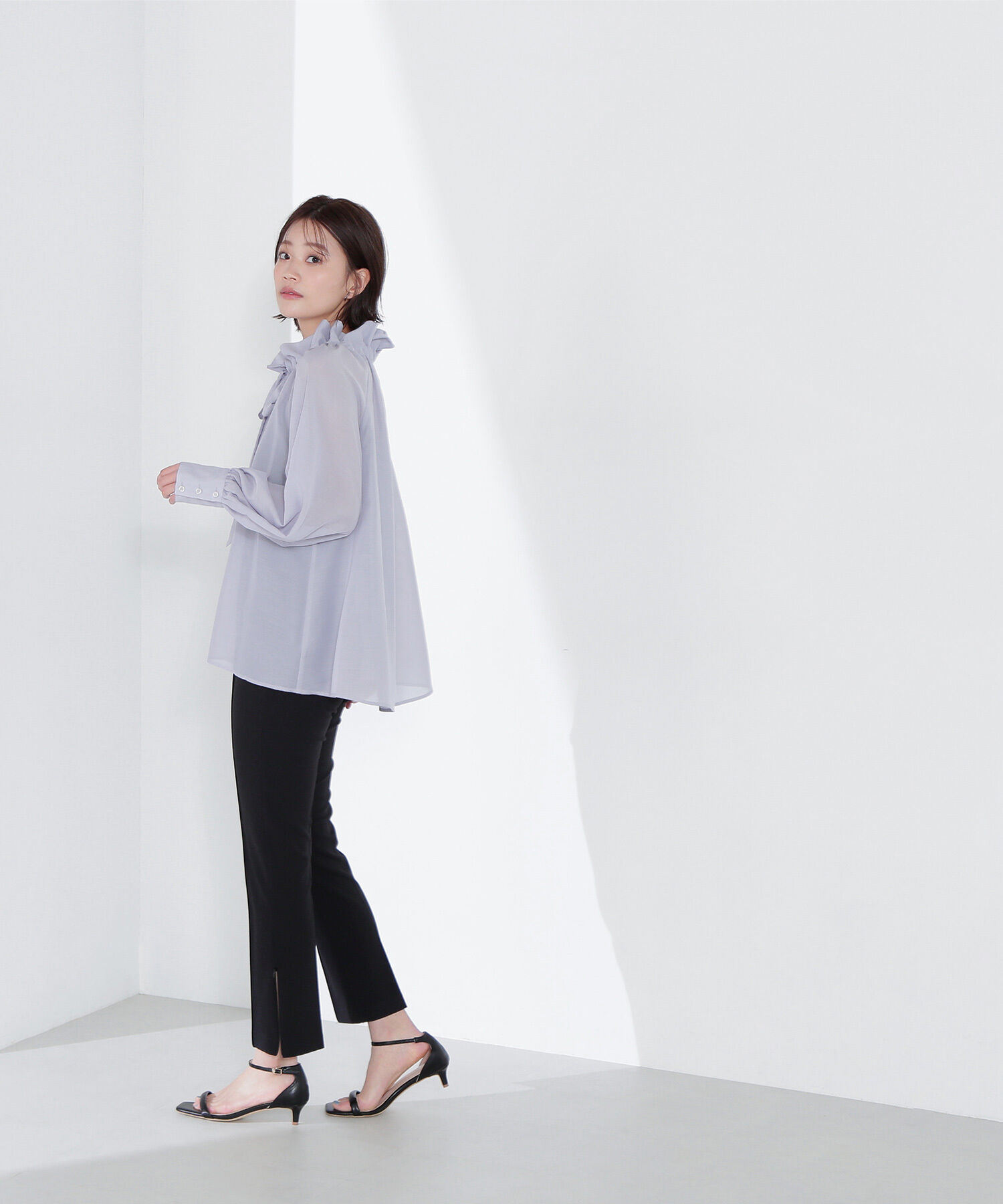  「シアーボウタイブラウス」|シャツ・ブラウス|