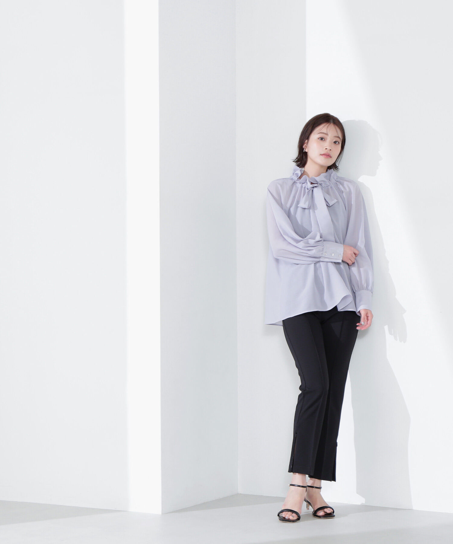  「シアーボウタイブラウス」|シャツ・ブラウス|