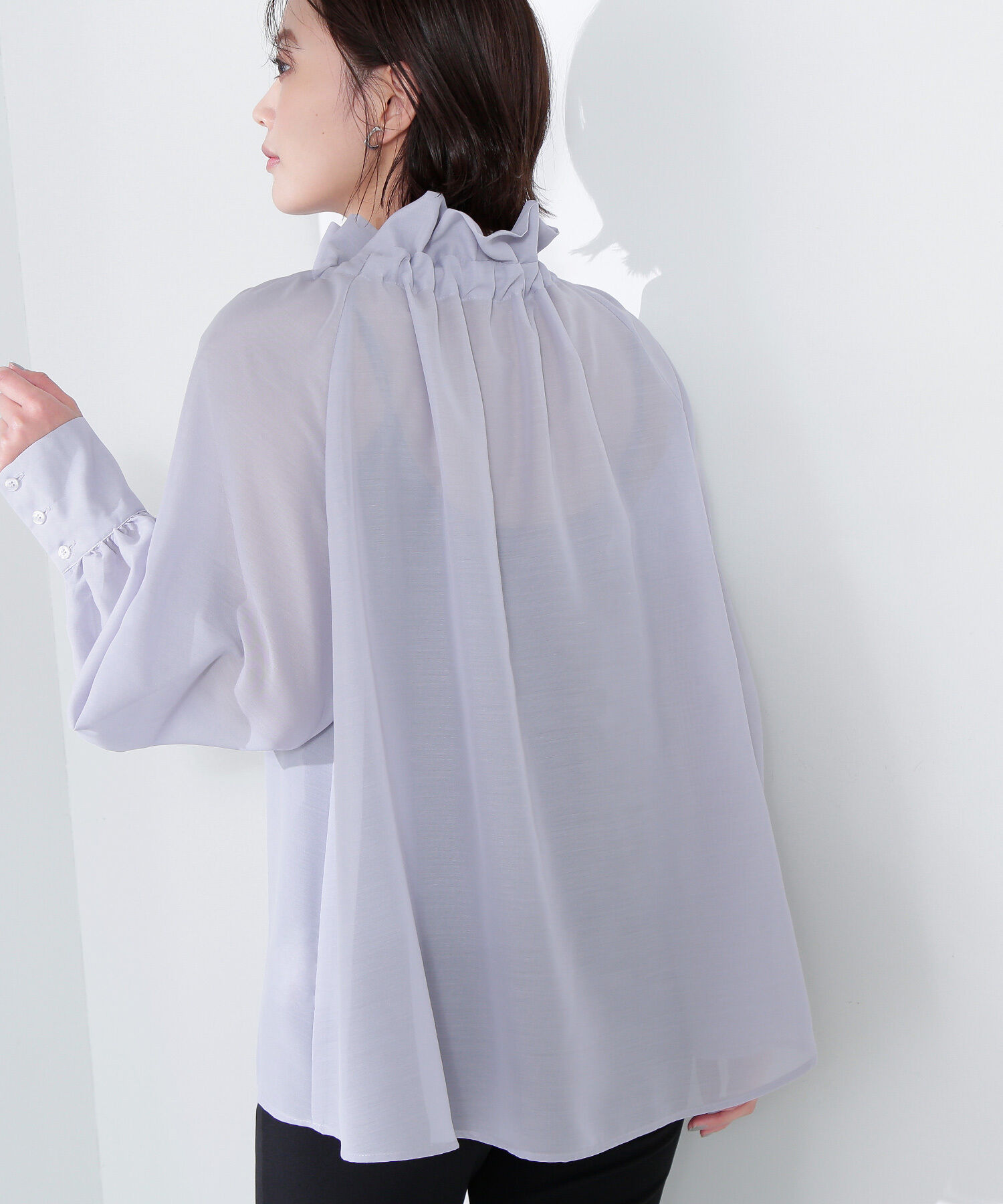  「シアーボウタイブラウス」|シャツ・ブラウス|