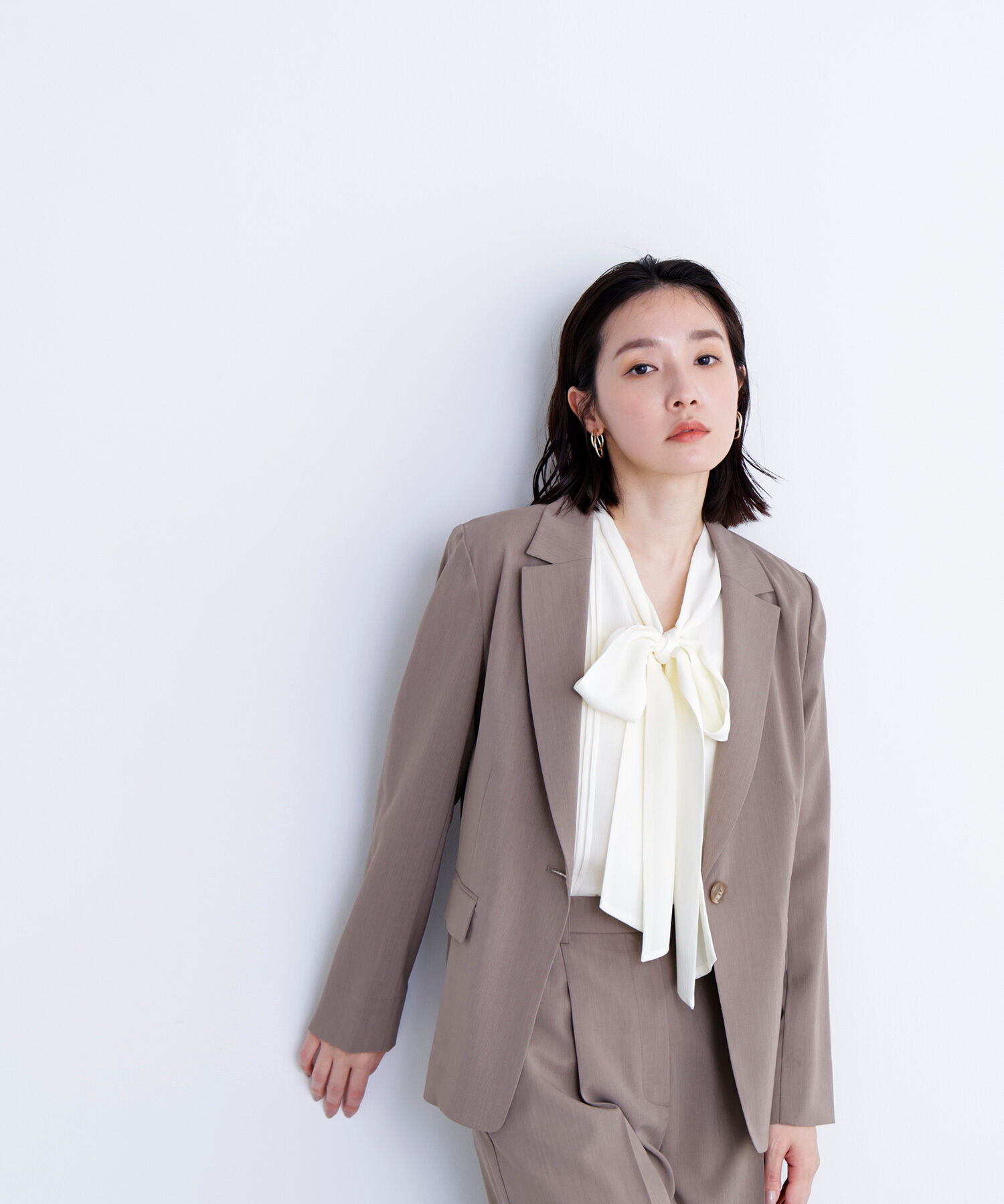  「サマードライタッチ SETUP シングルテーラードジャケット　」|その他|モカベージュ