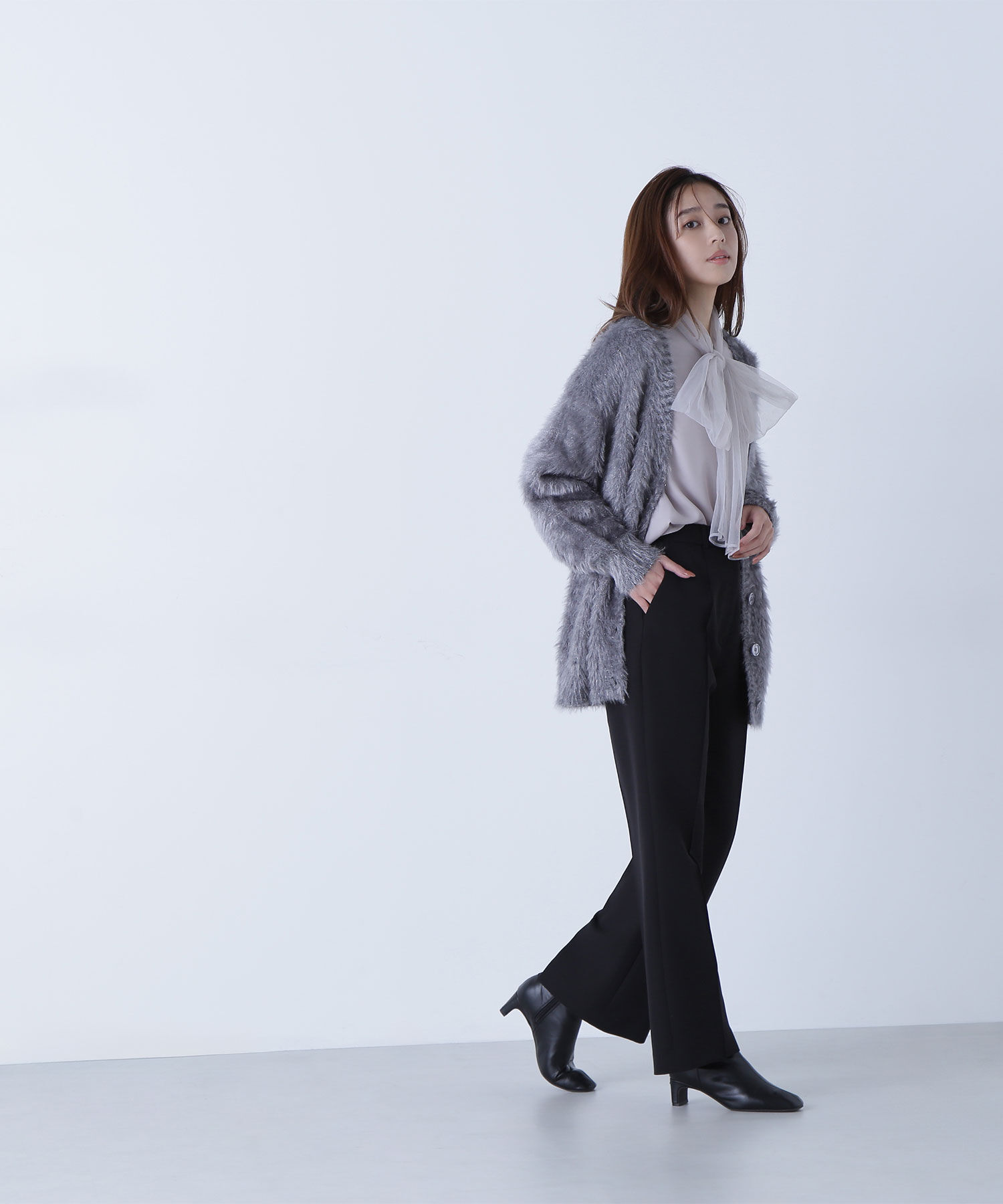  「チュールボウタイブラウス」|シャツ・ブラウス|